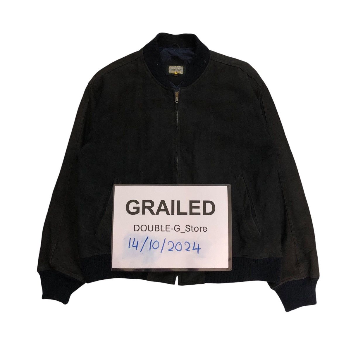 Japanese Brand 📌Vintage Bomber Leather Jacket Vario Max Issey Miyake Size US L / EU 52-54 / 3 - 1 Thumbnail