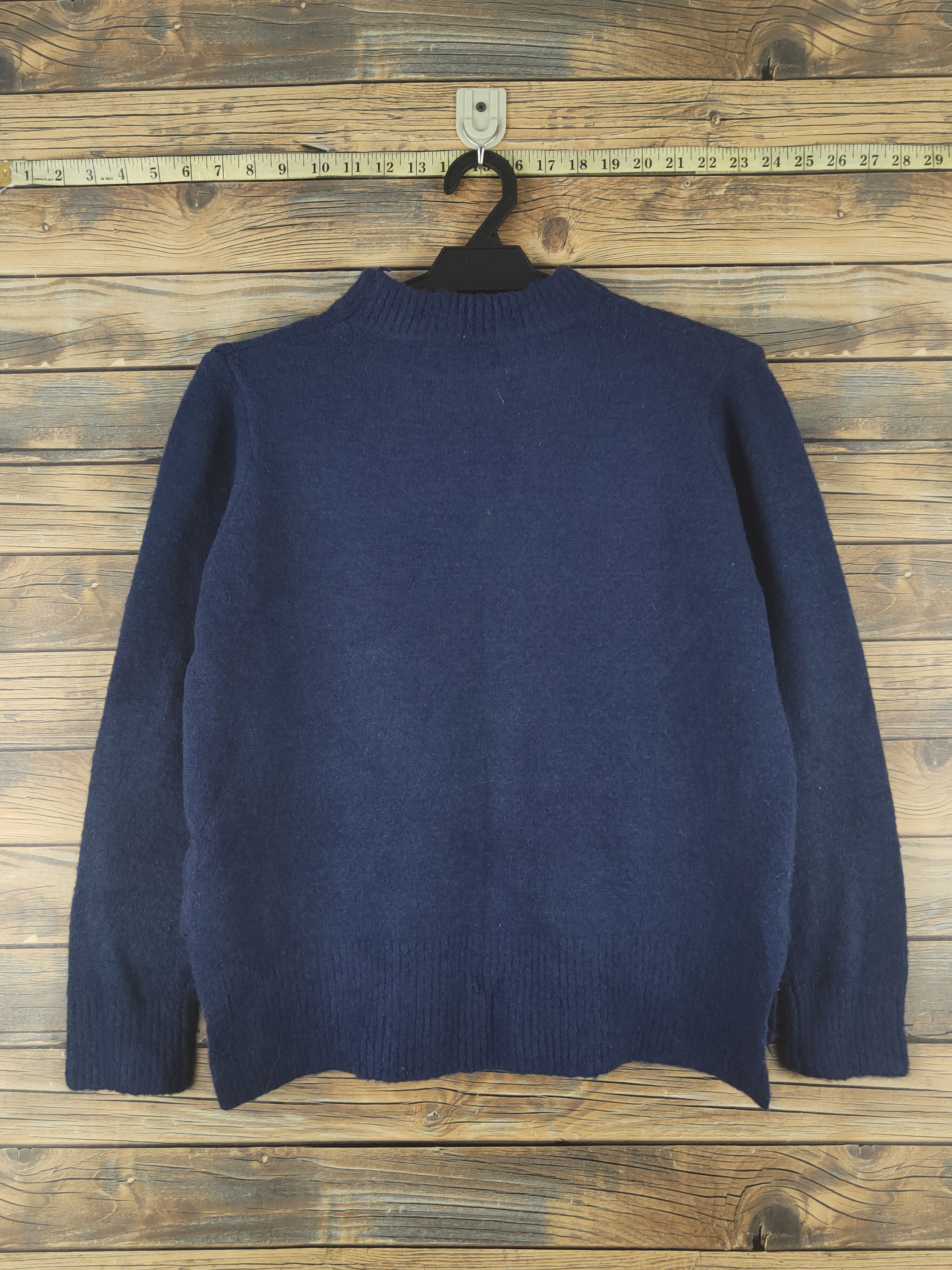Homespun Knitwear Temt Navy Cactus Knitwear Sweatshirts #W1212 Size S / US 4 / IT 40 - 7 Thumbnail
