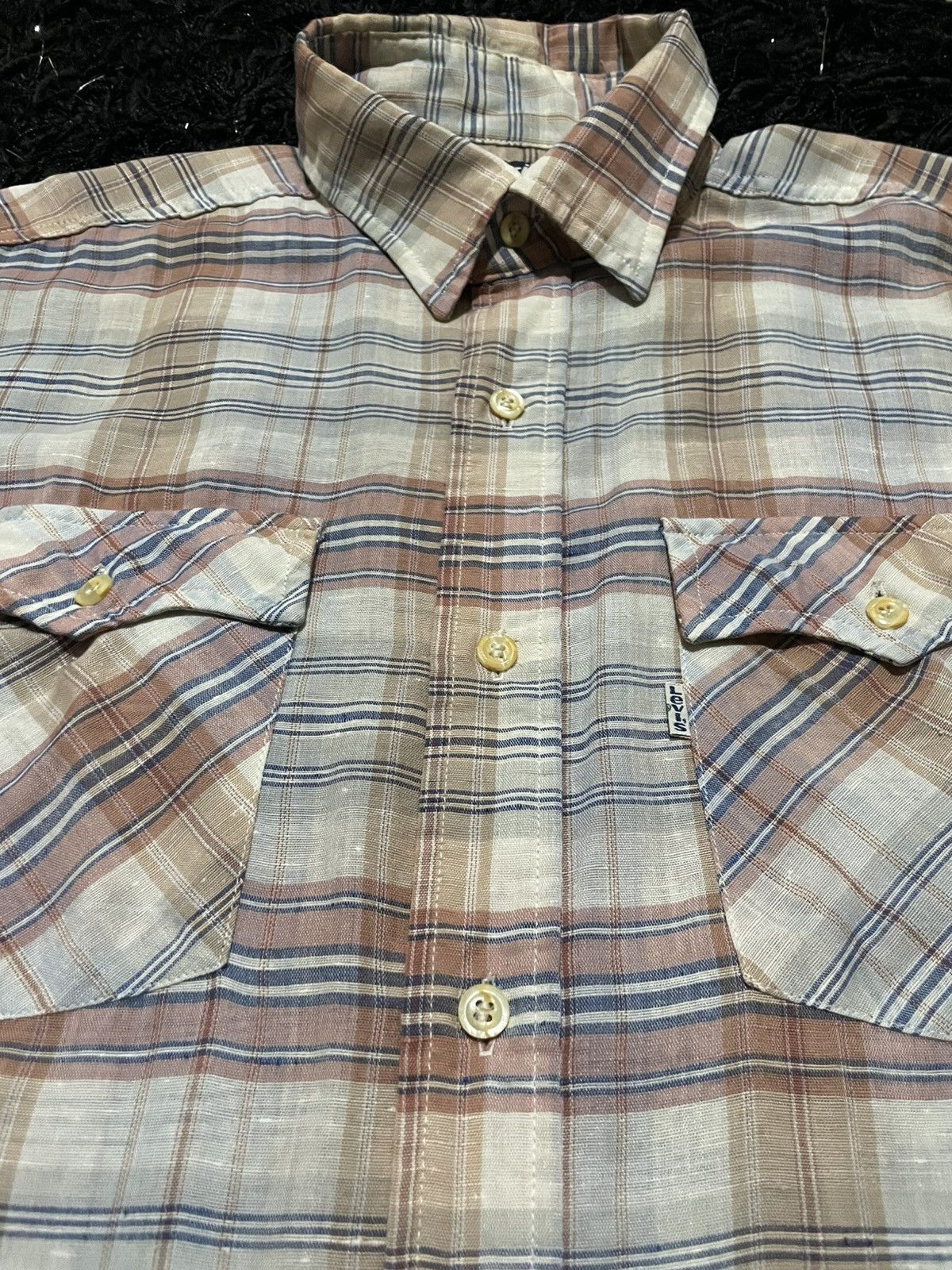 Levi's Vintage Clothing VINTAGE LEVI’S 80’S REGULAR FIT TARTAN WORKSHIRT FLANNEL Size US L / EU 52-54 / 3 - 6 Thumbnail