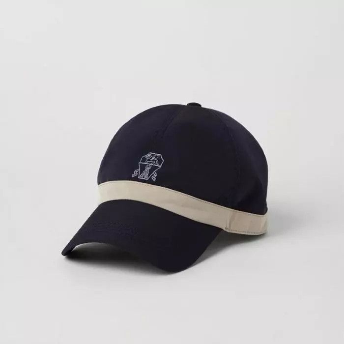 Brunello Cucinelli o1la1rc1a0425 Size: OS/Cap in Black Size ONE SIZE - 1 Thumbnail
