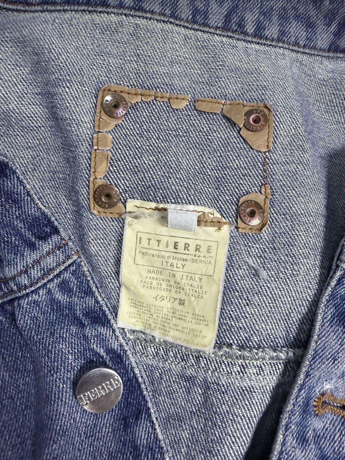 Gianfranco Ferre GIANFRANCO FERRE Denim Jacket Size US XL / EU 56 / 4 - 2 Thumbnail