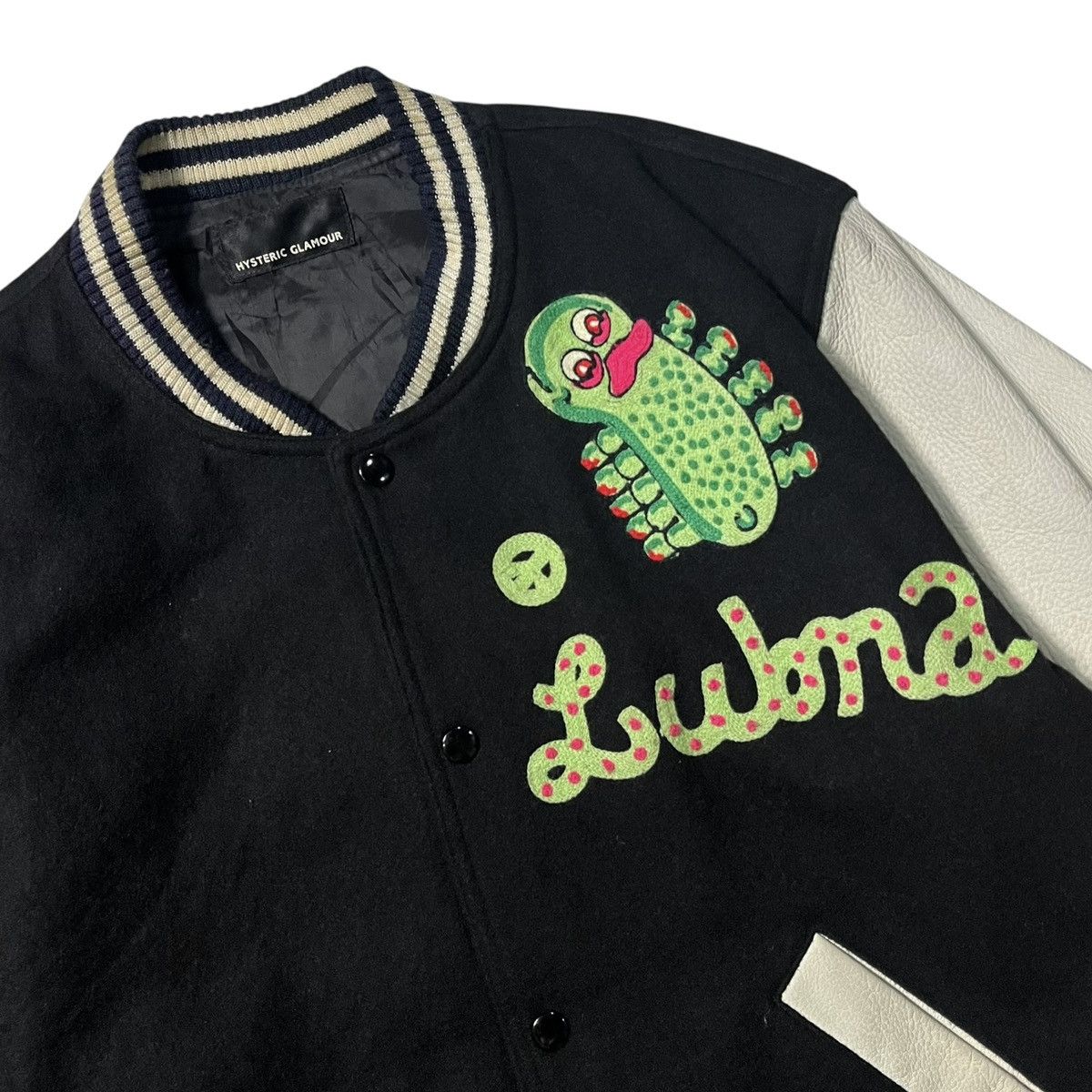Hysteric Glamour Hysteric Glamour Lubma Wool Varsity Leather Hand Jacket Size US L / EU 52-54 / 3 - 6 Thumbnail