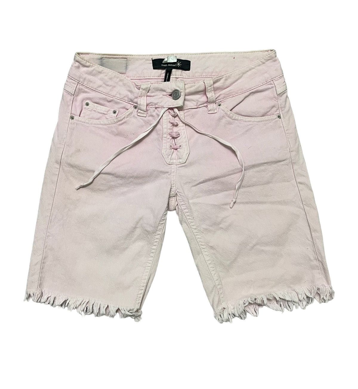 Isabel Marant ISABEL MARANT DENIM SHORT PANT CHOPPED BOTTOM Size 27" / US 4 / IT 40 - 2 Thumbnail