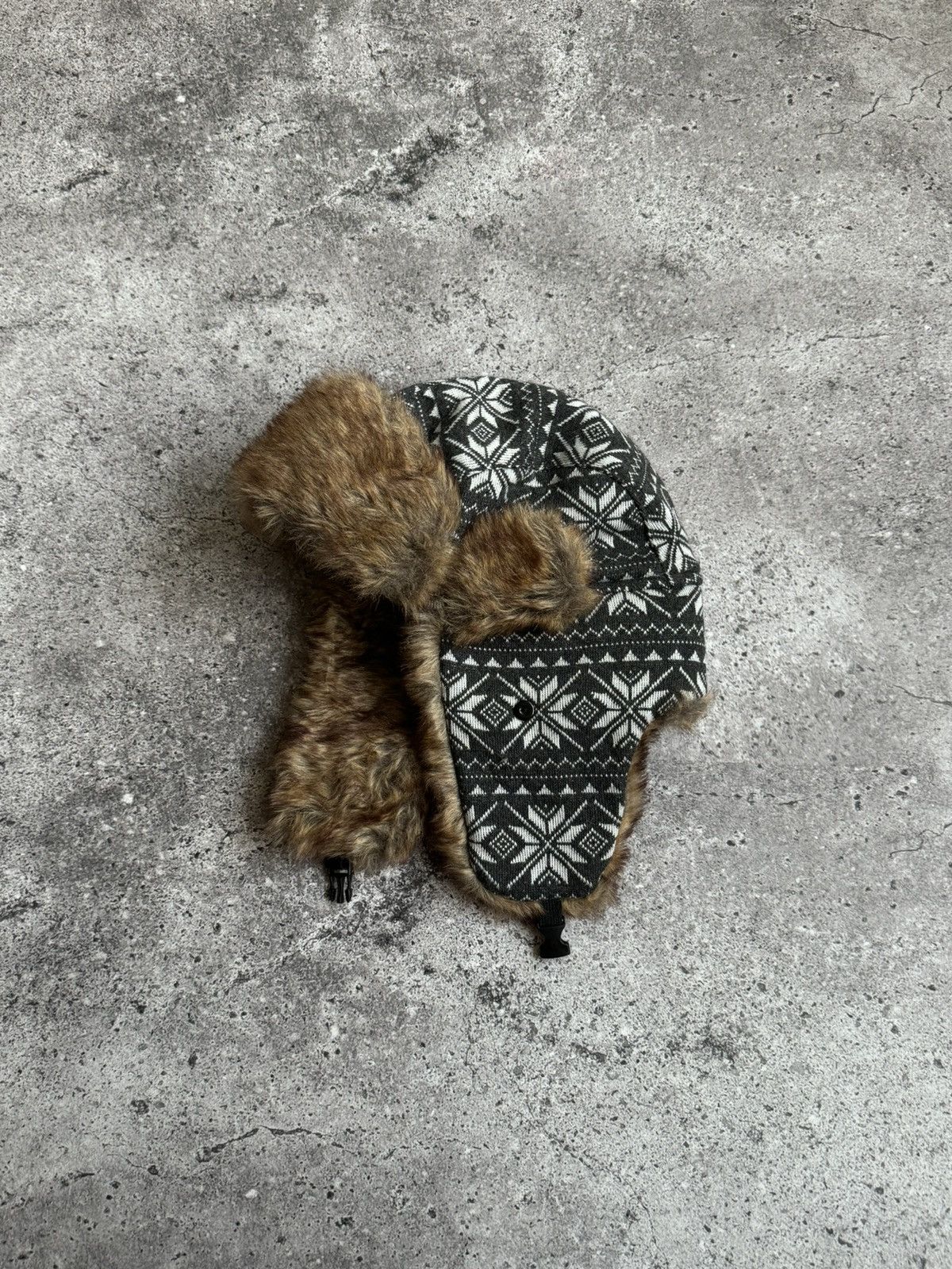 Japanese Brand × Vintage Vintage Y2K fleece snow hat Japanese style Size ONE SIZE - 1 Thumbnail
