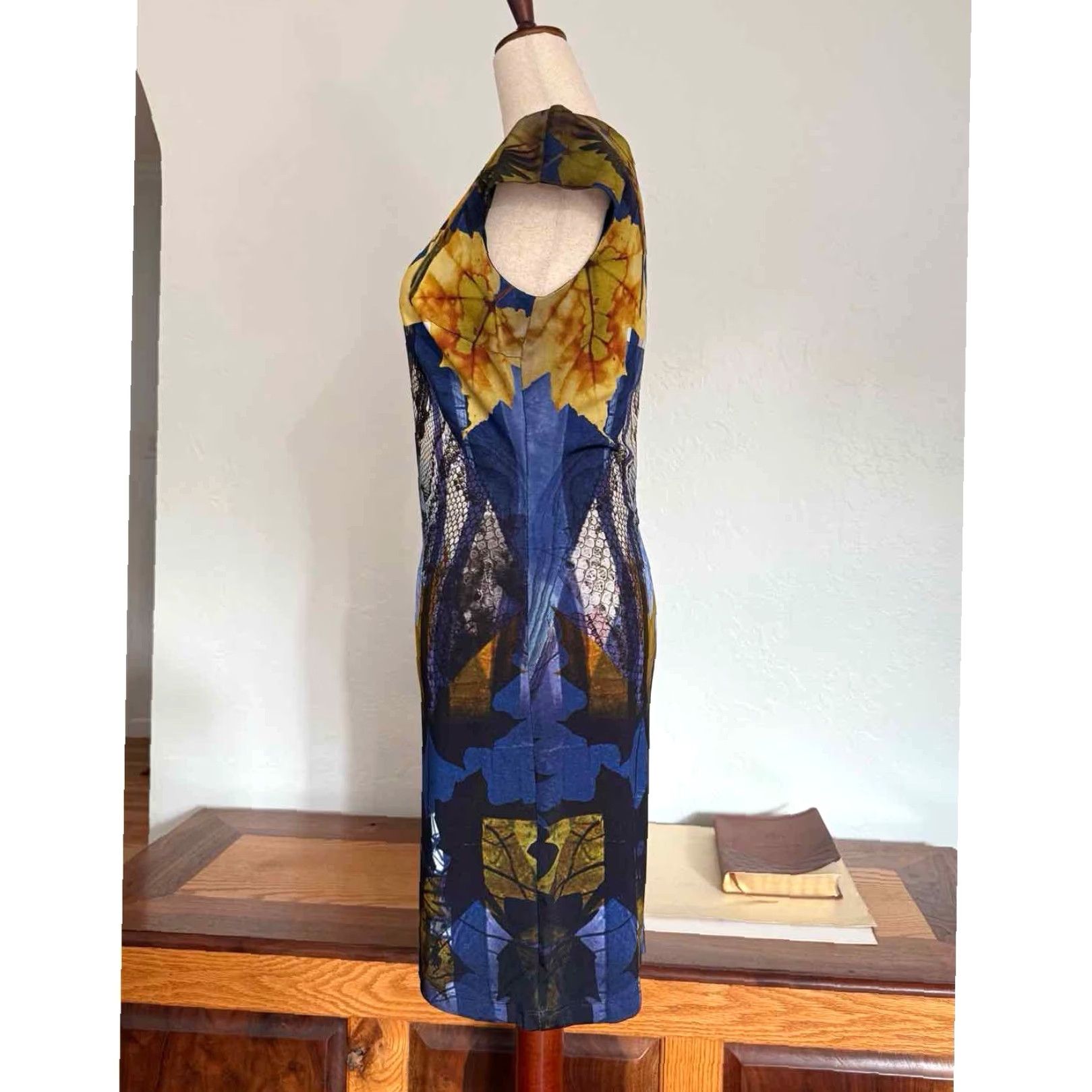 Just Cavalli Just Cavalli by Roberto Cavalli Printed Shift Dress Size 42 / US 6 Cap Sleeve Size M / US 6-8 / IT 42-44 - 3 Thumbnail