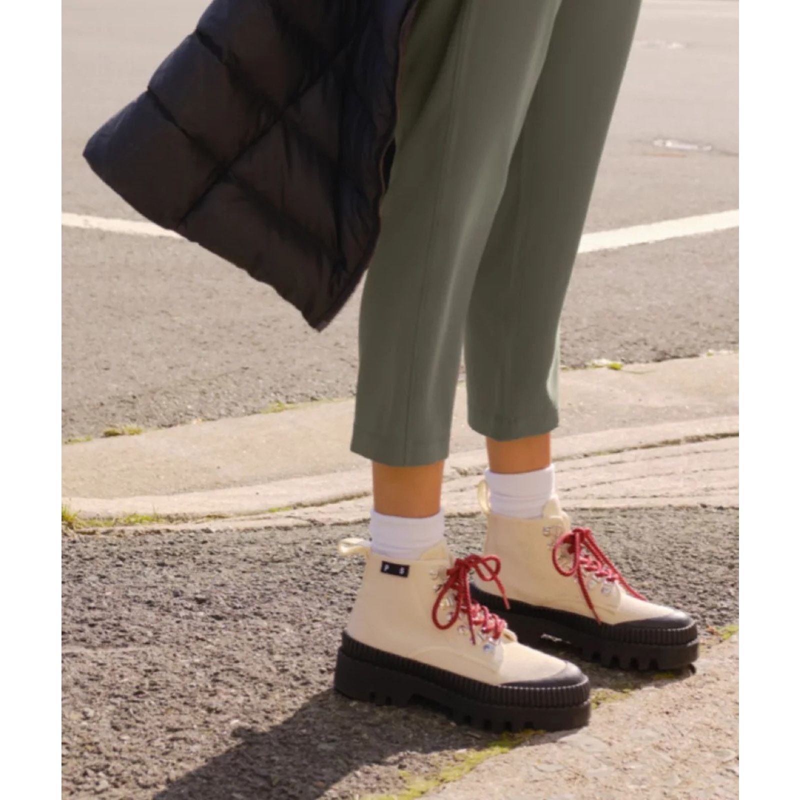 Proenza Schouler Proenza Schouler 30 MM Canvas Hiking Boots sz. 37 Size US 6.5 / IT 36.5 - 1 Thumbnail