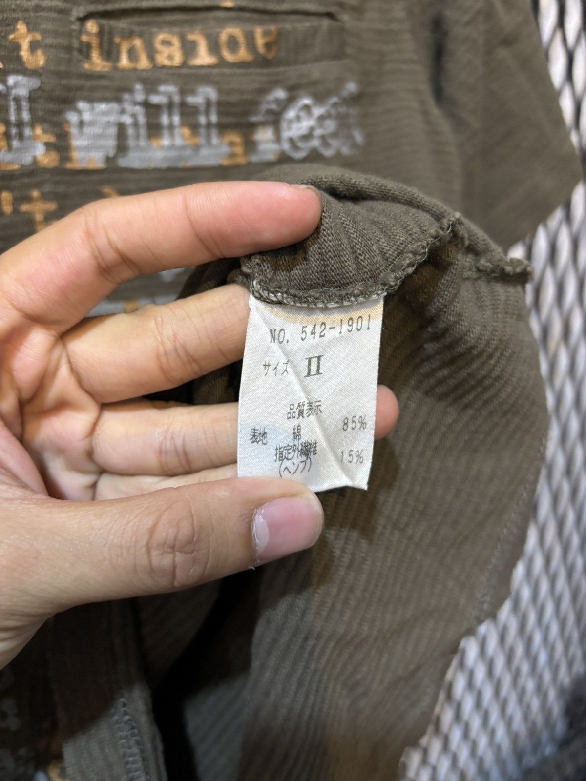 Japanese Brand 231295= Homme art wording japanese brand design rare Size US S / EU 44-46 / 1 - 5 Thumbnail