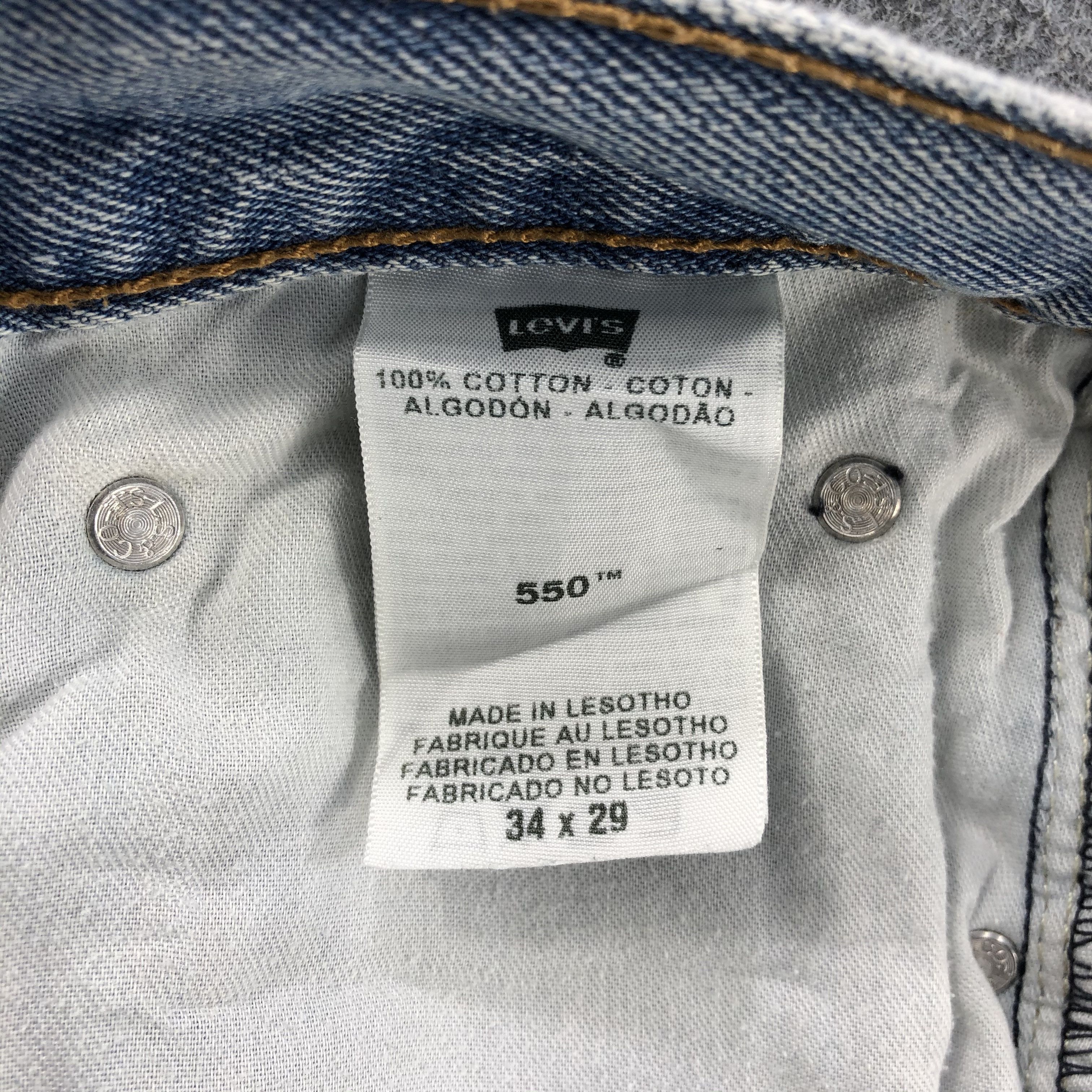 Levi's × Vintage Vintage Light Wash Levis 550 Jeans-JM1715 Size US 32 / EU 48 - 13 Thumbnail
