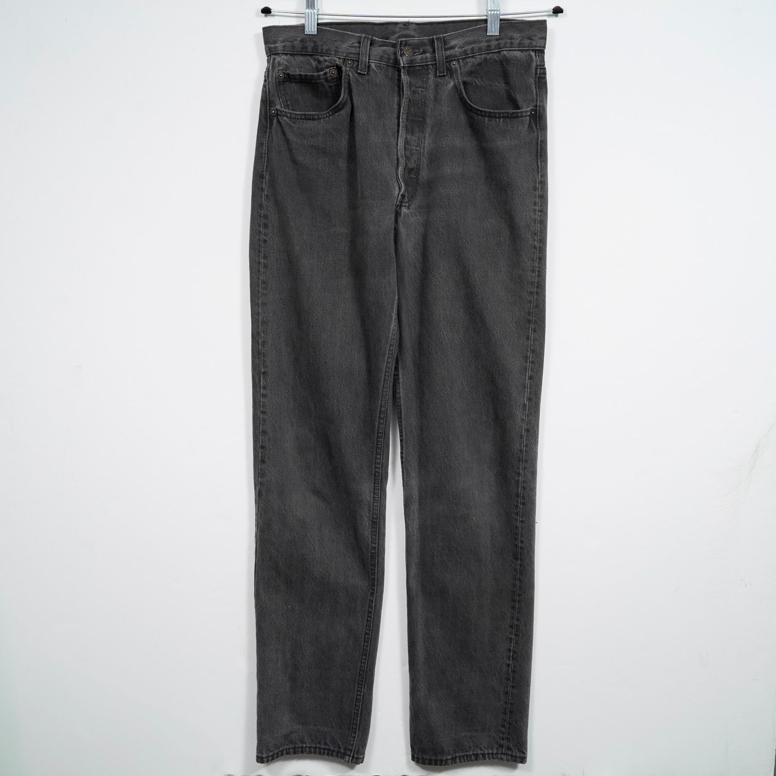 Levi's Vintage 90s Levi’s 501 Black Jeans USA Made 32x34 (31x33.5) Size US 31 - 1 Thumbnail