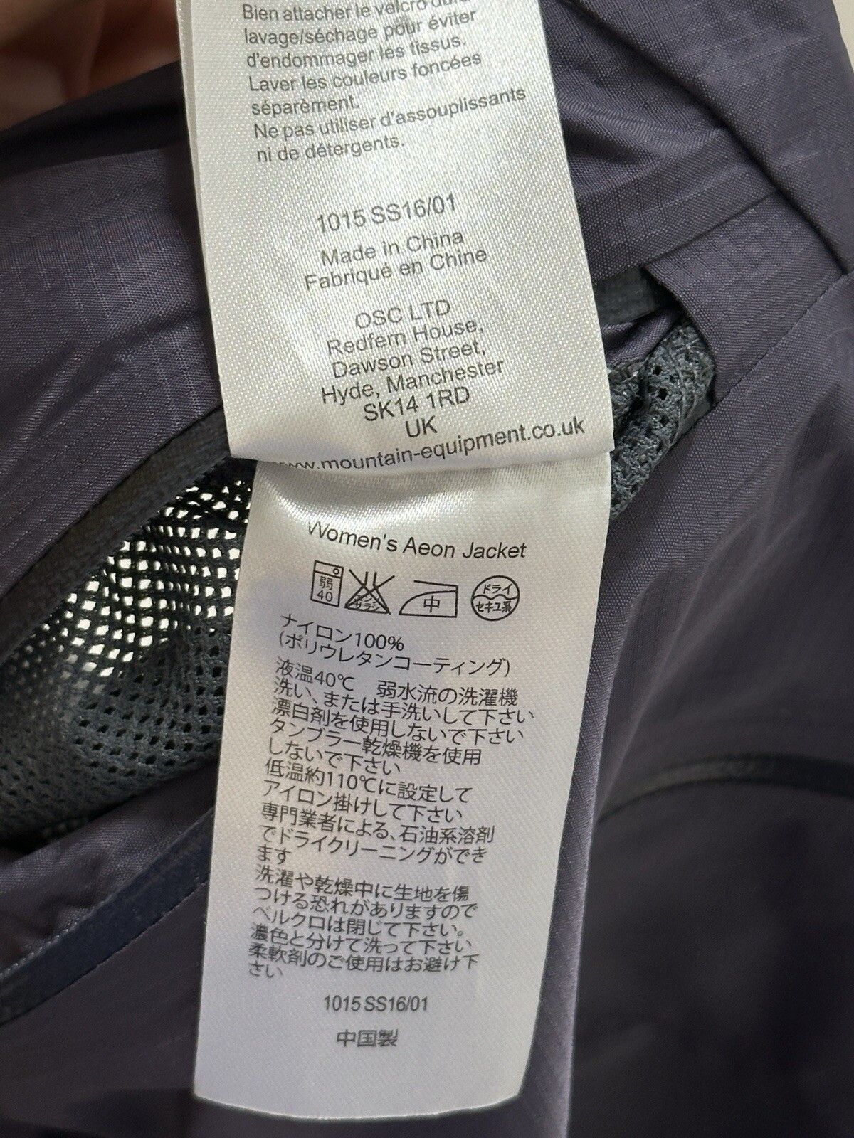 Mountain Equipment Mountain Equipment Womens Aeon Jacket Hiking Waterproof Size L / US 10 / IT 46 - 14 Thumbnail