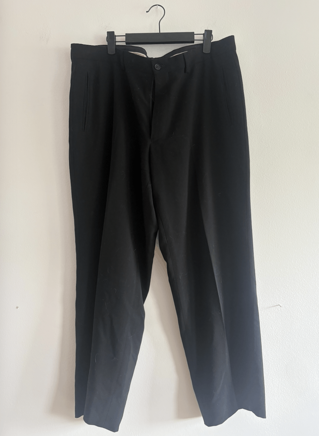 パンツ 1990s EMPORIO ARMANI Faded Wool Trouser Emporio Armani Vintage 90s wool pants dress trousers | Grailed