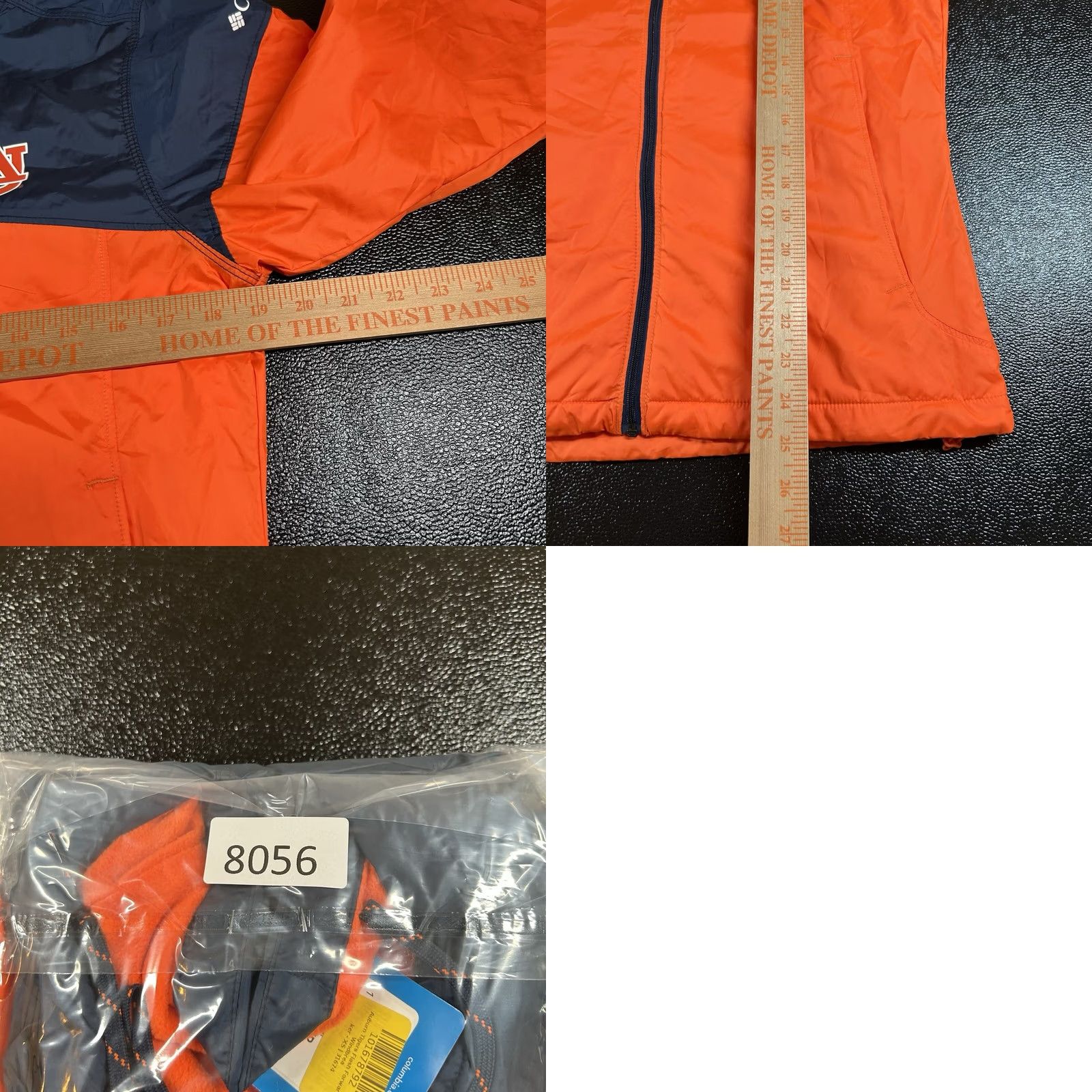 Vintage Columbia Windbreaker Jacket Womens XS Orange Full Zip NEW Size XS / US 0-2 / IT 36-38 - 8 Thumbnail