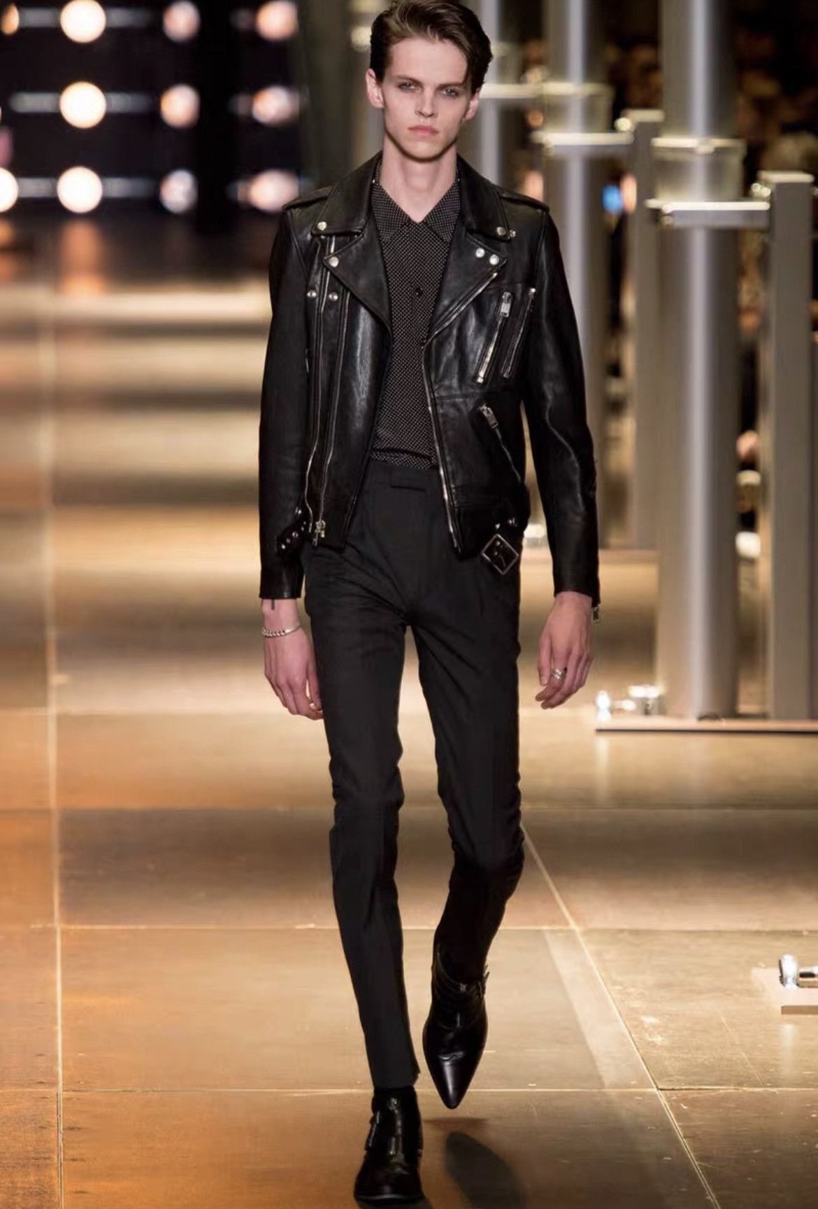 Saint Laurent Paris saint laurent Multi-Zip Leather Jacket-2505 Size US M / EU 48-50 / 2 - 6 Thumbnail