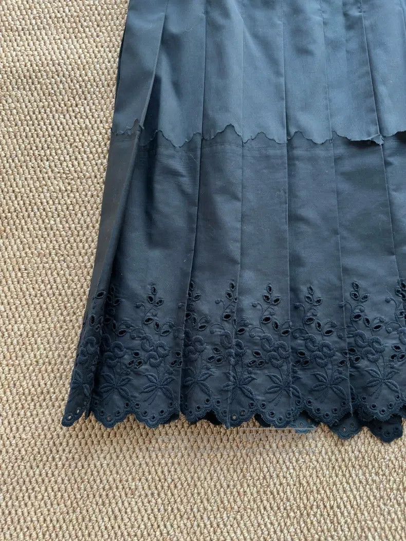 Comme des Garcons Comme des Garcons size S Carved Openwork Patchwork Long Dr Size 23" - 3 Thumbnail