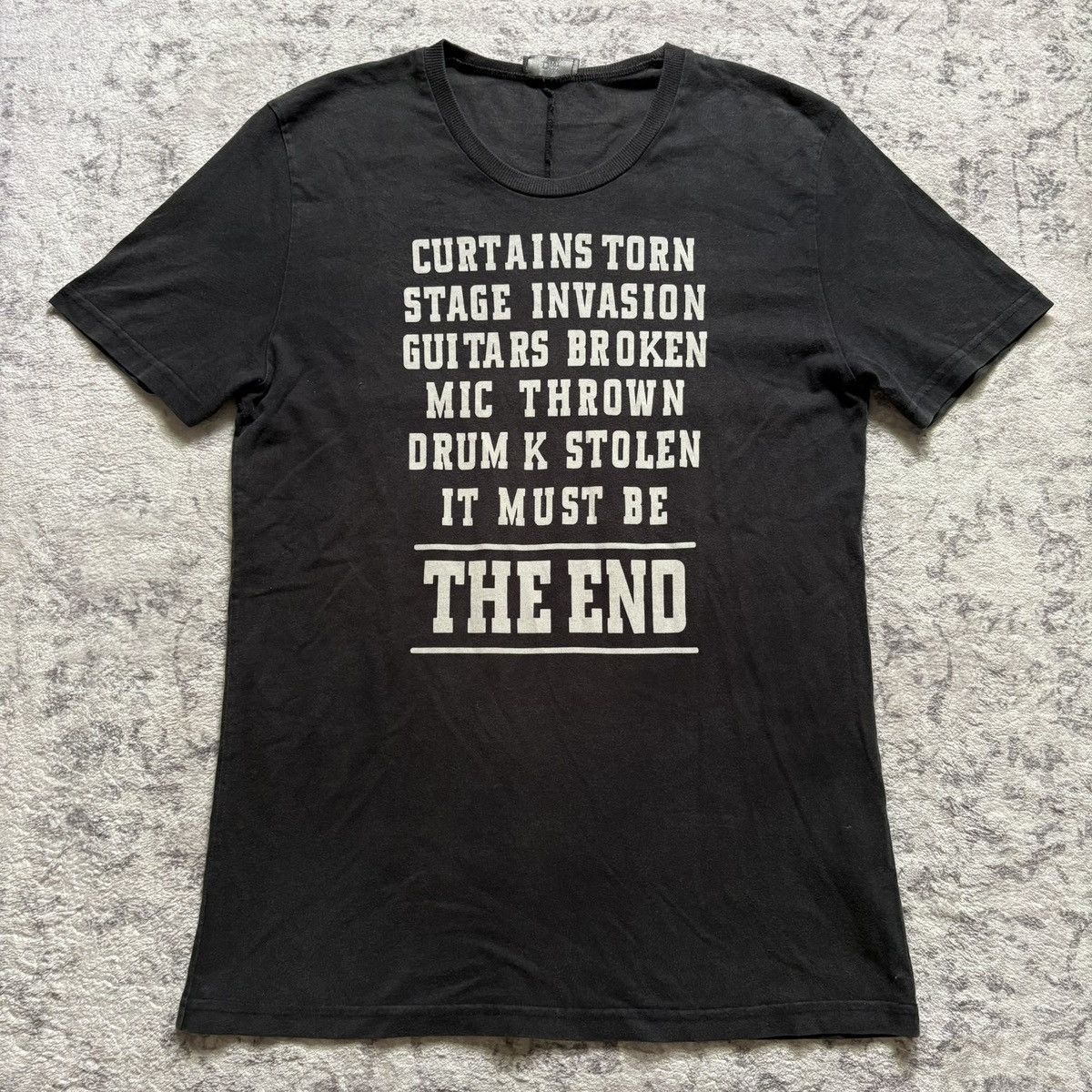Dior × Hedi Slimane Dior Homme AW05 “The End” Runway Tee | Grailed