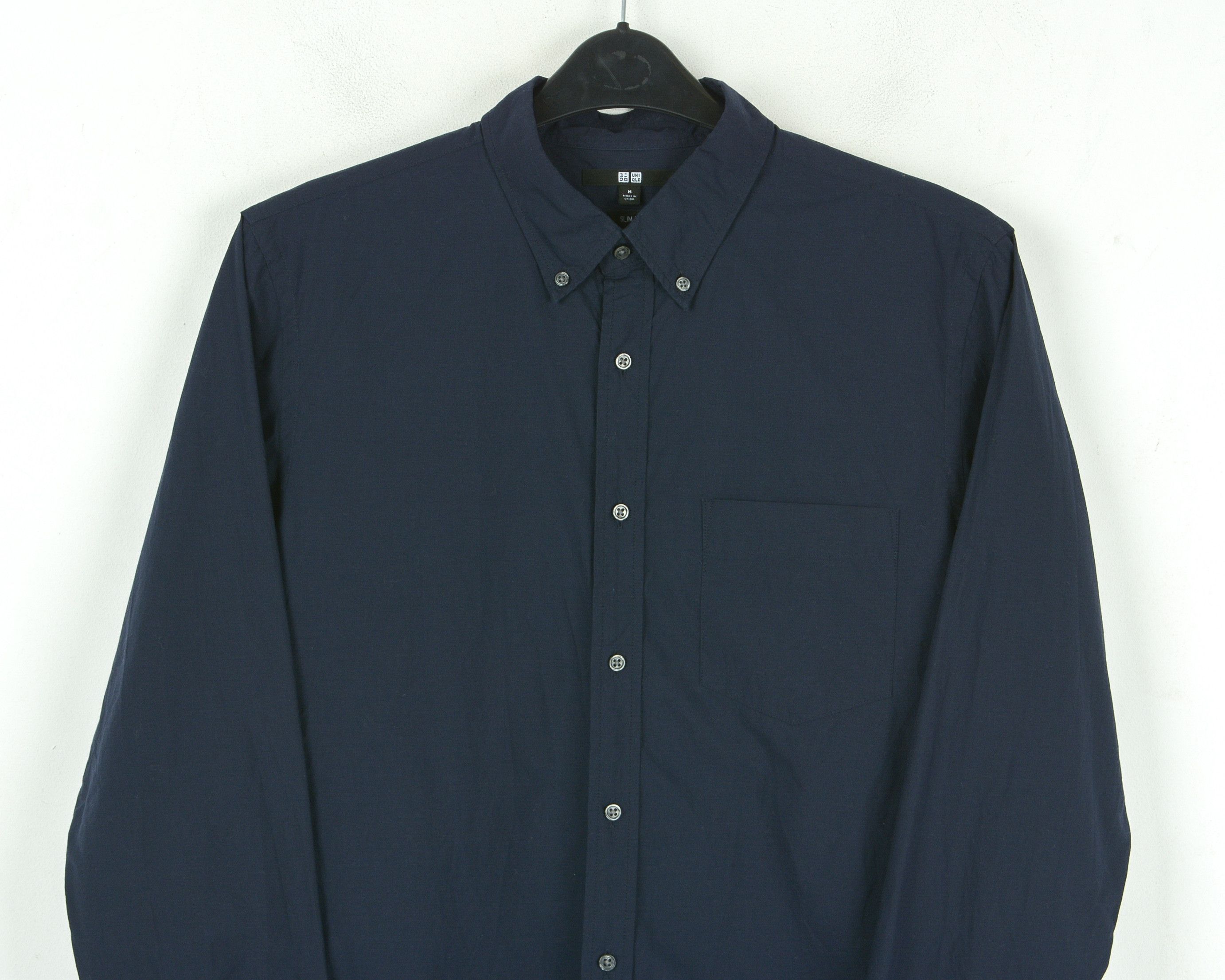 Uniqlo Shirt M Long Sleeved Formal Cotton Slim Fit Casual Top Size US M / EU 48-50 / 2 - 2 Thumbnail