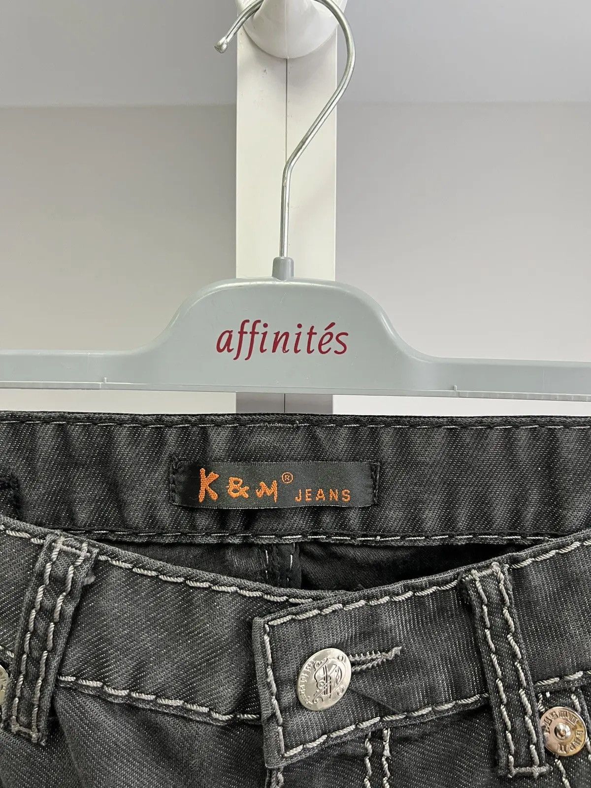 Japanese Brand × Vintage Vintage Kosmolupo Y2K Japanese Style Archival Black Pants Size US 30 / EU 46 - 8 Thumbnail