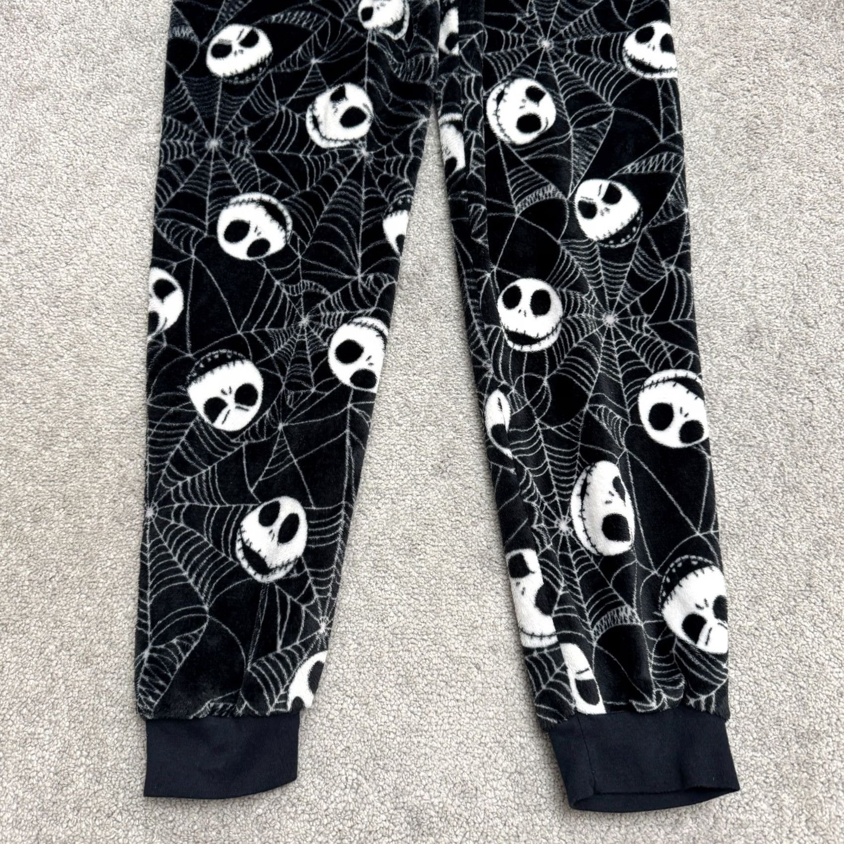 Disney VINTAGE? Disney Nightmare Before Christmas Jack Skellington 1 Piece Pajama Medium Fleece Size ONE SIZE - 7 Thumbnail