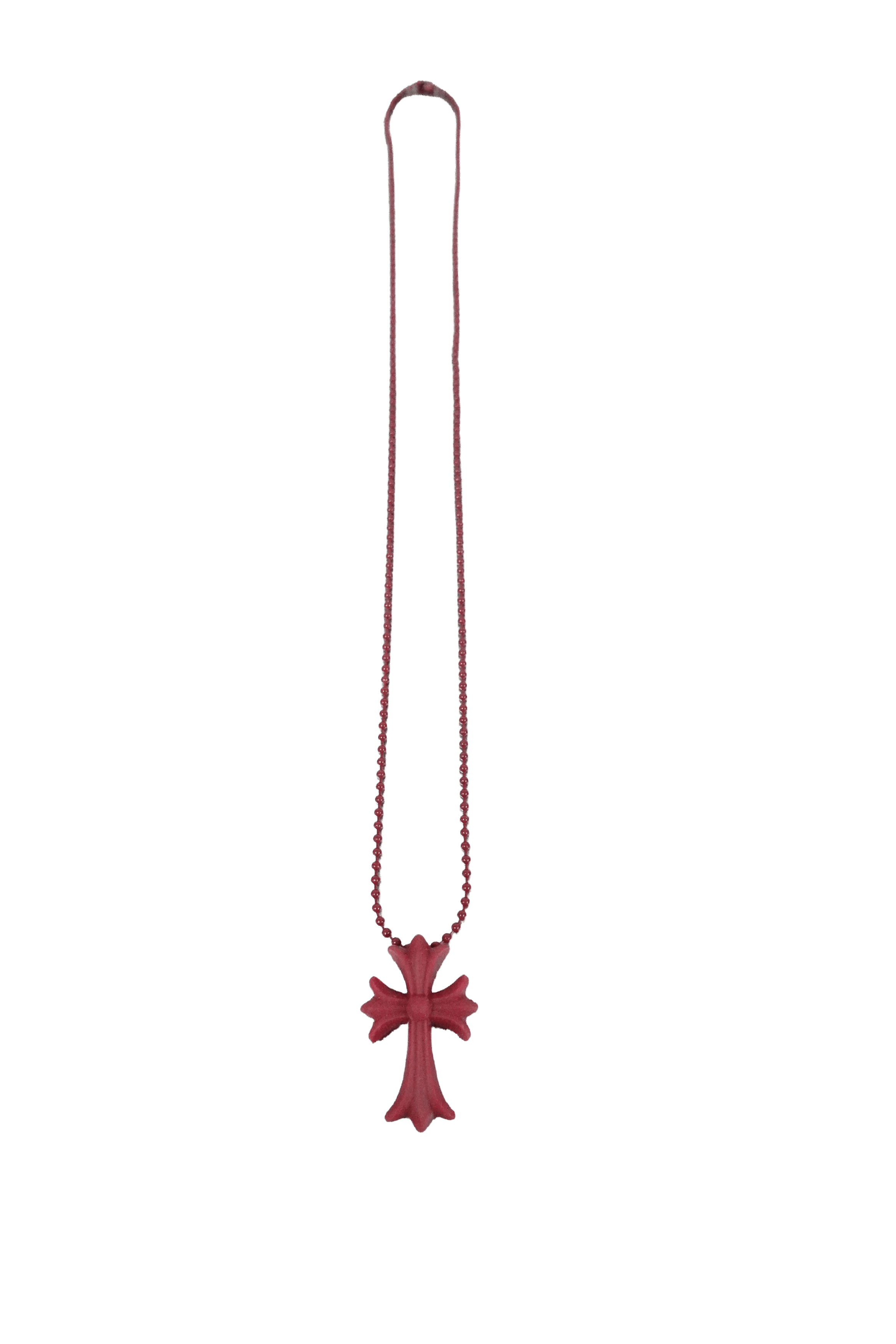 Chrome Hearts CHROME HEARTS SILICHROME NECKLACE RED Size ONE SIZE - 1 Thumbnail