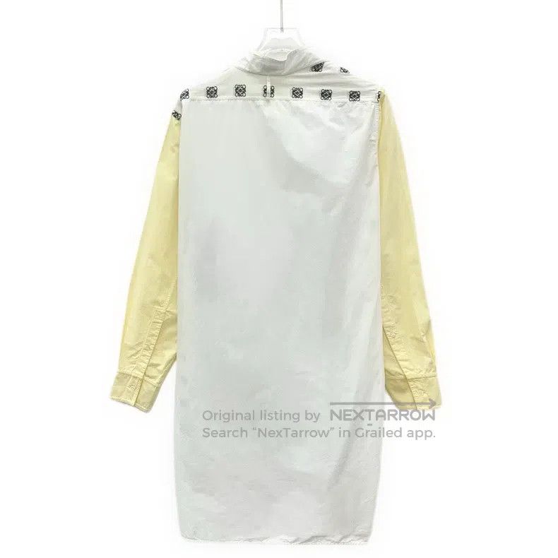 Loewe Loewe Multicolor Logo Printed Cotton Shirt Dress Size XS / US 0-2 / IT 36-38 - 2 Thumbnail