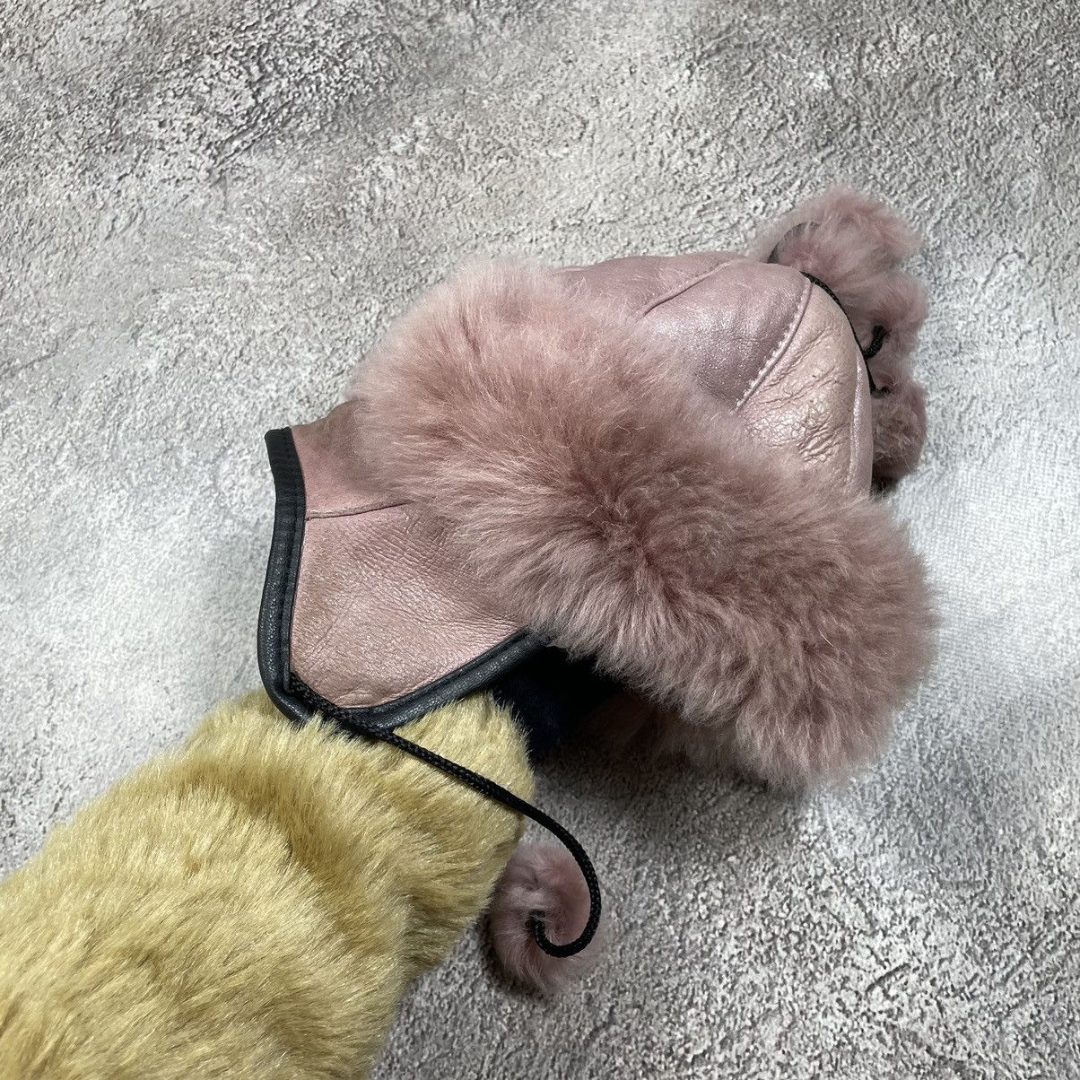 Vintage Vintage 90s Mohair Beanie Ushanka Faux Fur Grunge Tapered OS Size ONE SIZE - 4 Thumbnail
