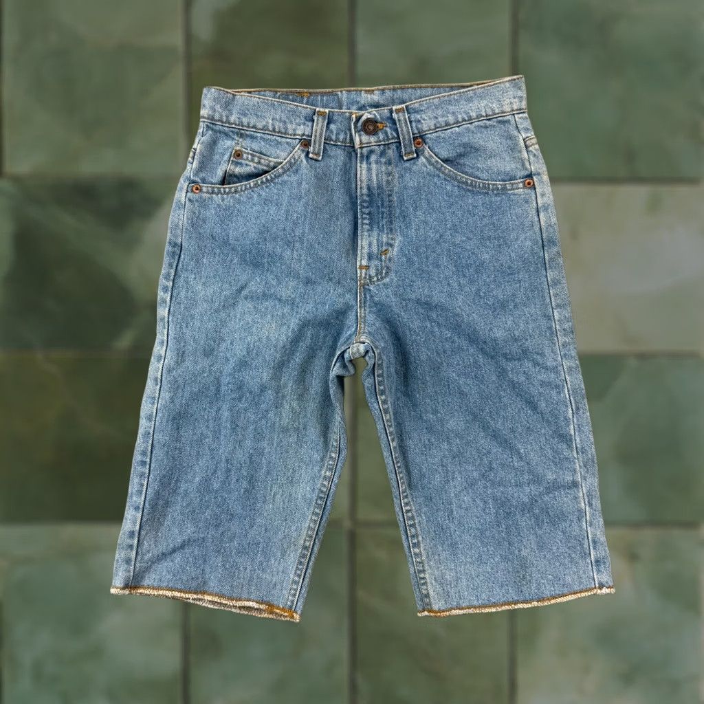 Levi's Vintage Levi's 505 Jeans Shorts Mens 28 Orange Tab Cut Off Loose Skater Y2K 12" Shirt? Size US 28 / EU 44 - 1 Thumbnail