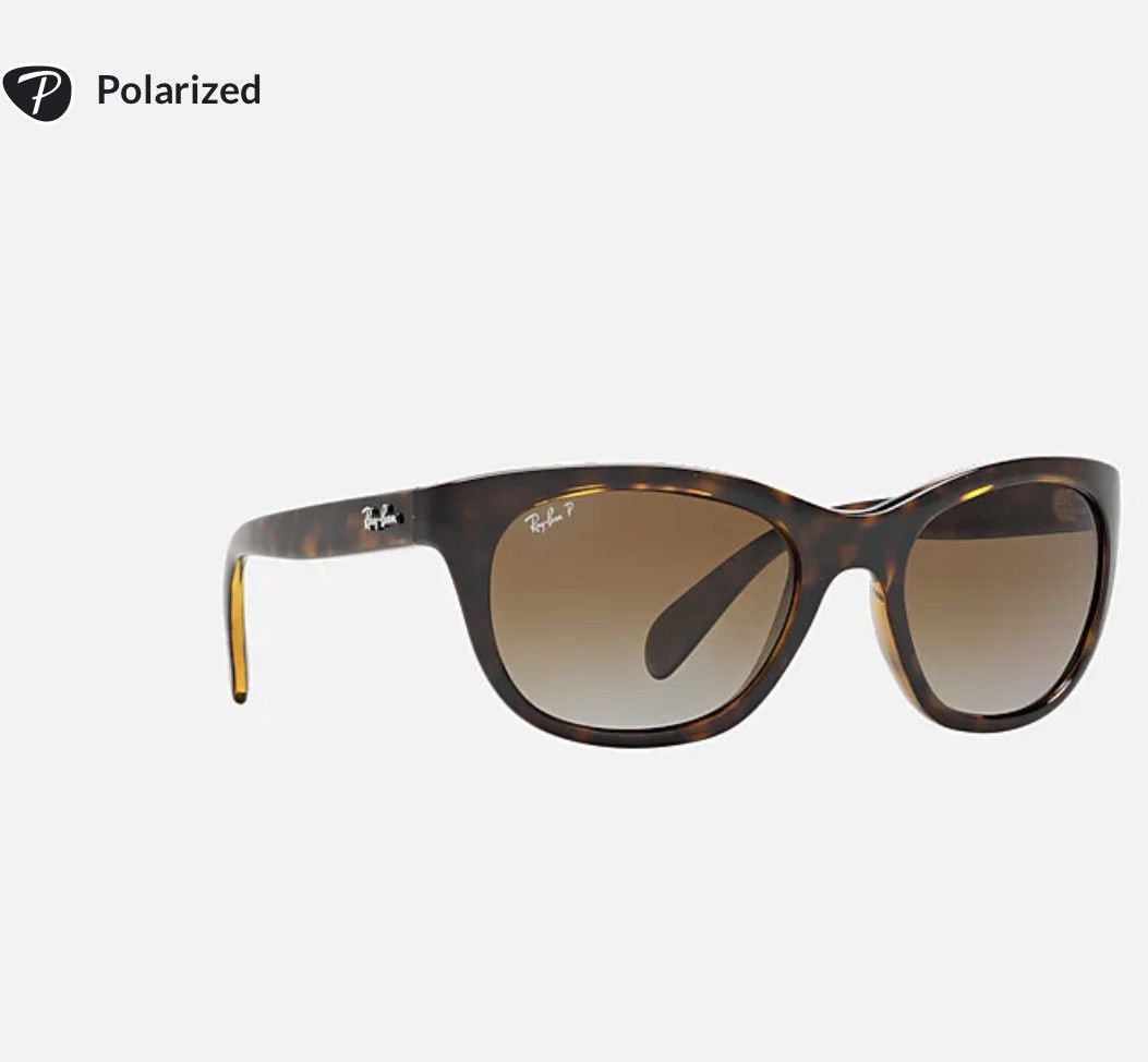 Ray Ban RB4216 Polished Light Havana Frame Brown Lens