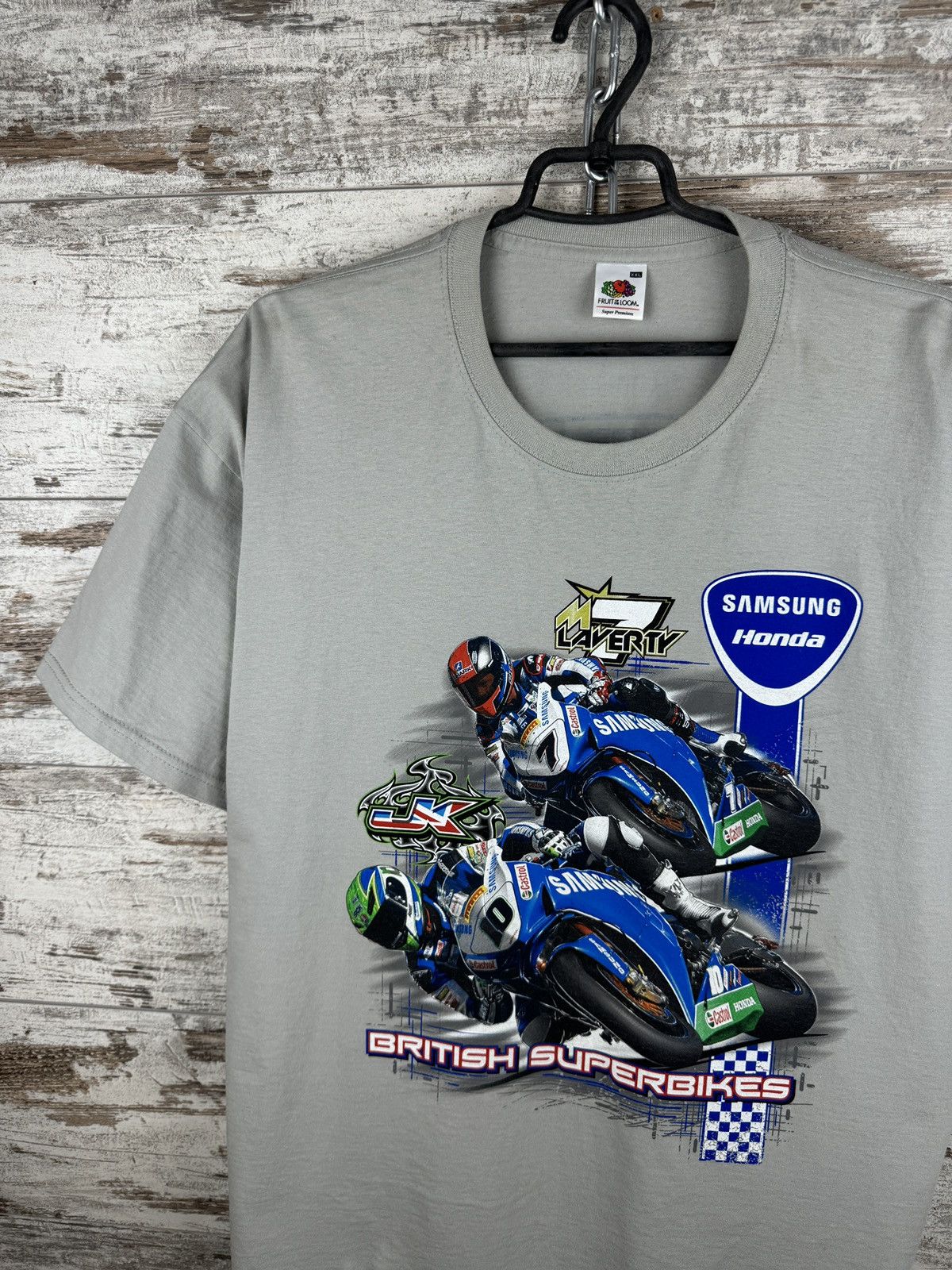 Honda Mens Vintage Honda T-shirt Samsung racing tee rare y2k Size US XXL / EU 58 / 5 - 3 Thumbnail