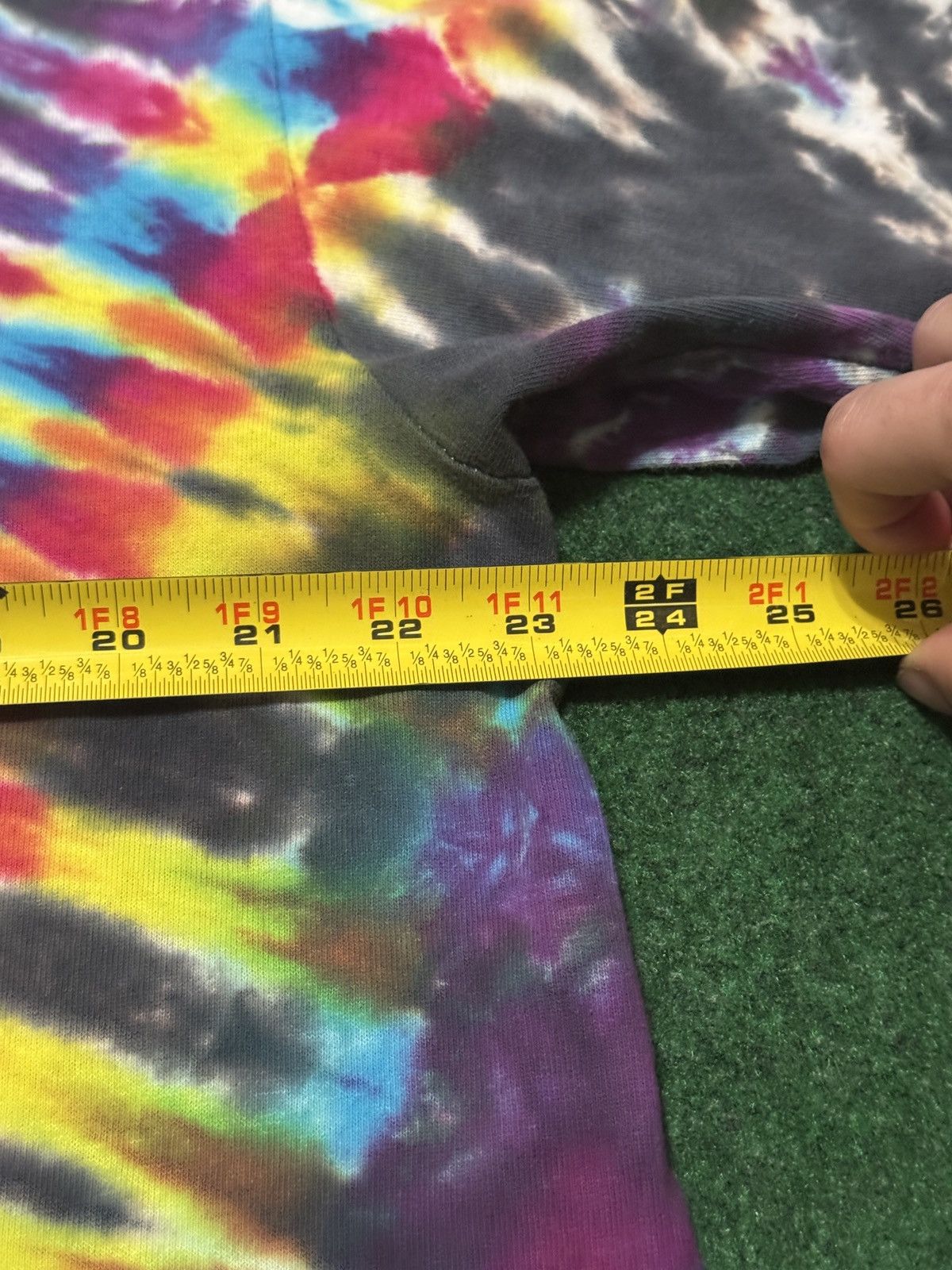 Vintage Vintage 90s INSANE Tie Dye Hippie Retro Psychedelic T Shirt Size US XL / EU 56 / 4 - 5 Thumbnail