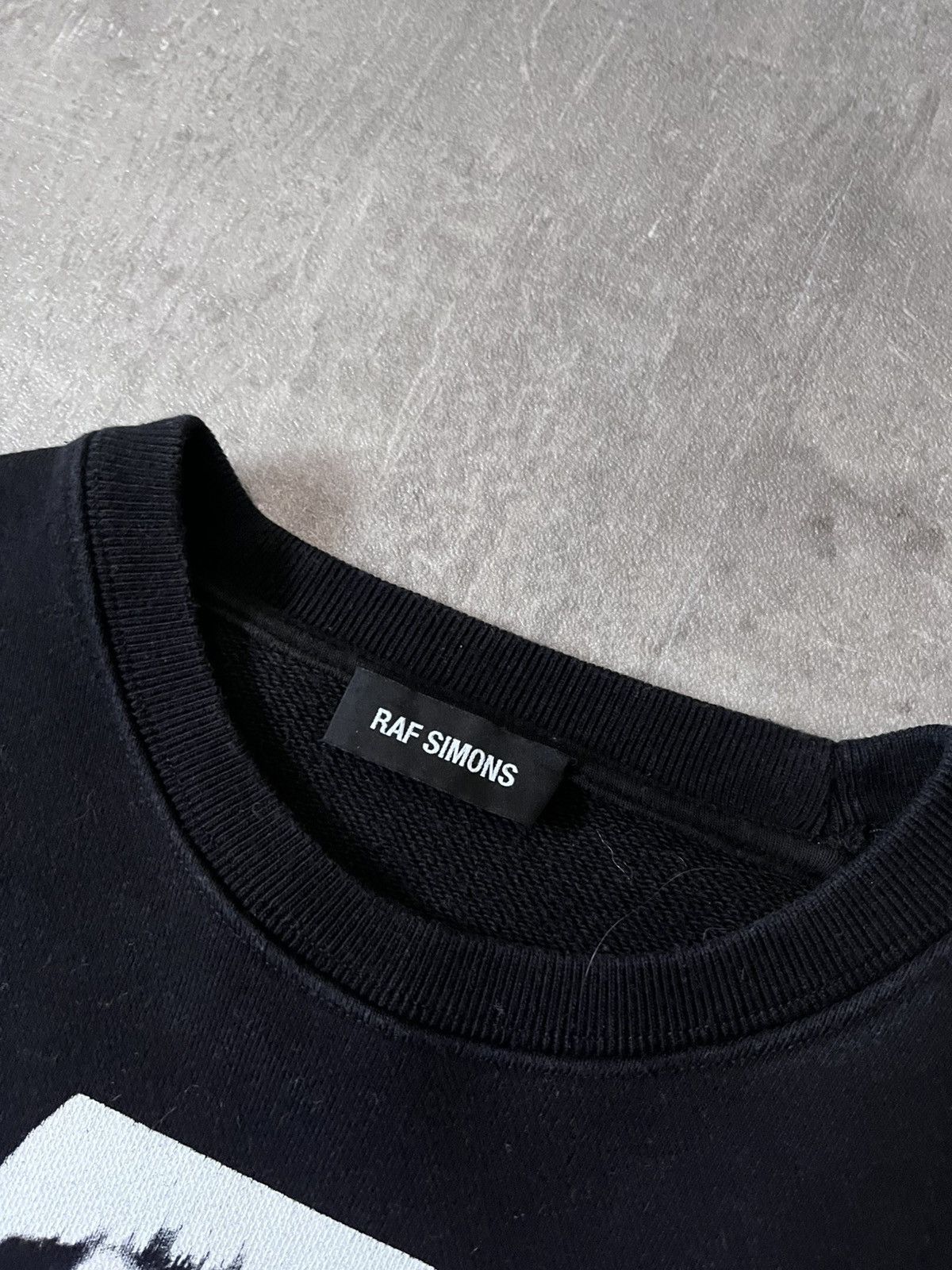 Raf Simons Raf Simons S/S 19 black sweatshirt rare Size US M / EU 48-50 / 2 - 6 Thumbnail