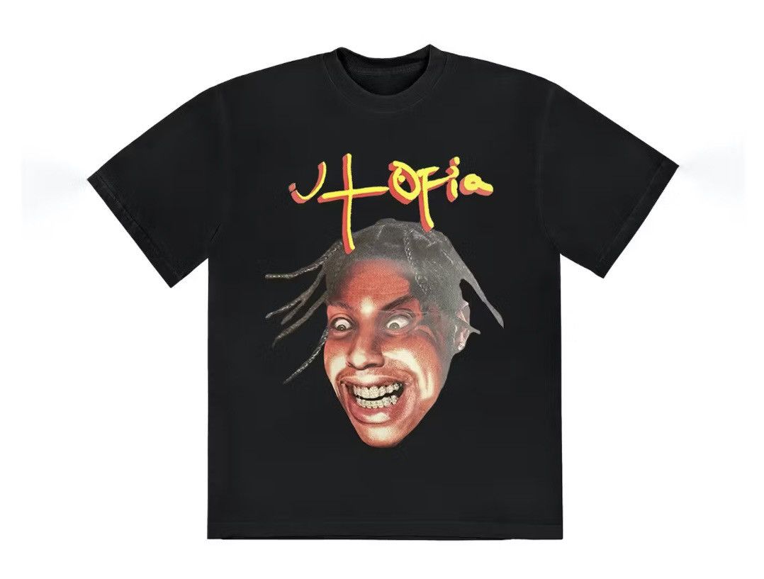 Image of Travis Scott Utopia Tee Ii in Black, Men's (Size 2XL)