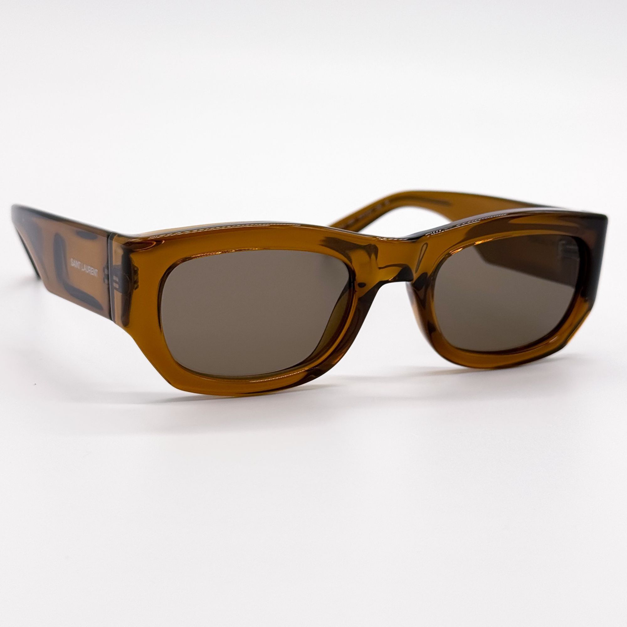 Saint Laurent Paris NEW SAINT LAURENT SUNGLASSES SL713 003 BROWN UNISEX Size ONE SIZE - 5 Thumbnail