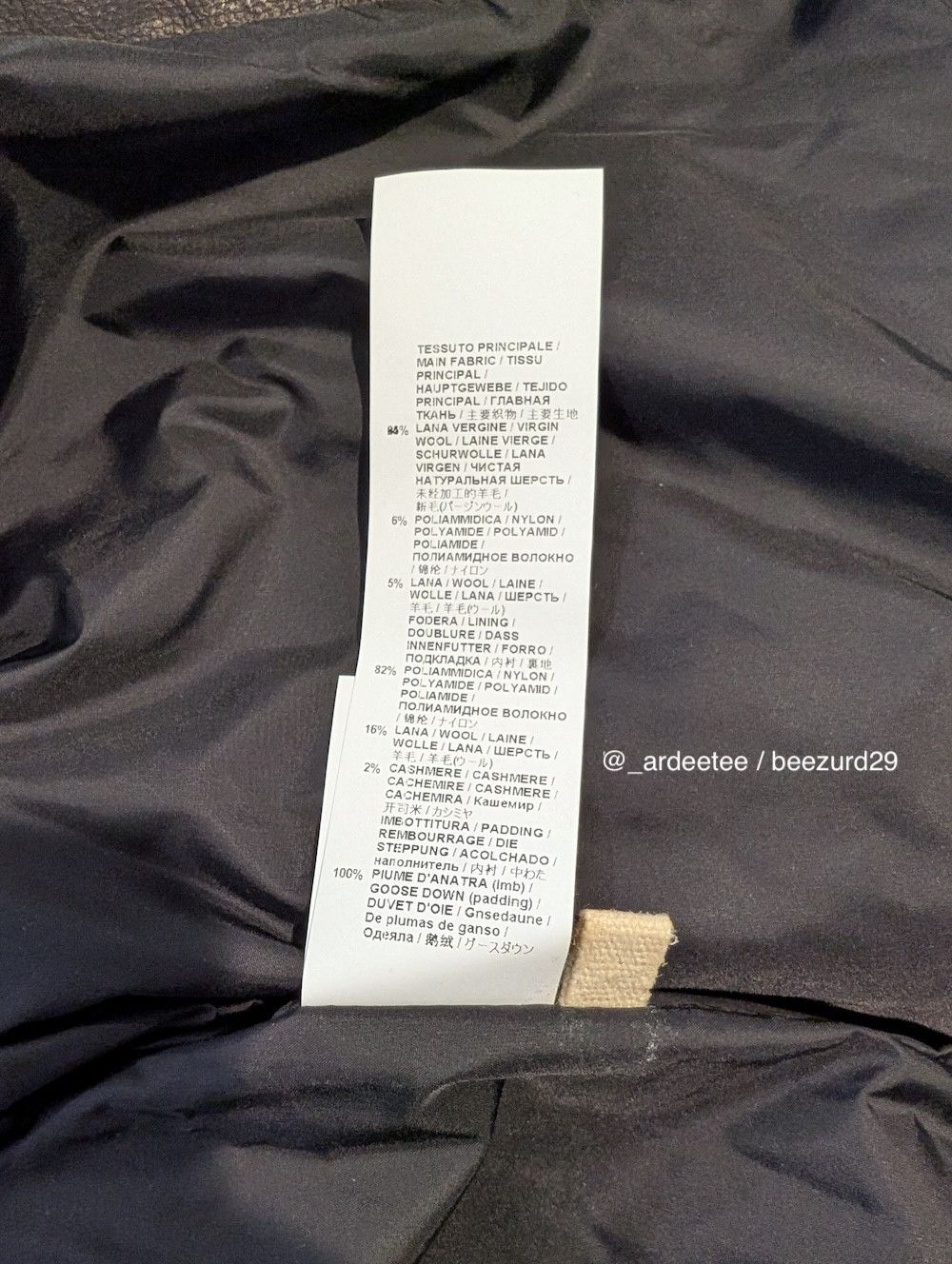 Marni *NEW* $4K LEATHER DOWN CASHMERE BOMBER JACKET Size US M / EU 48-50 / 2 - 12 Thumbnail