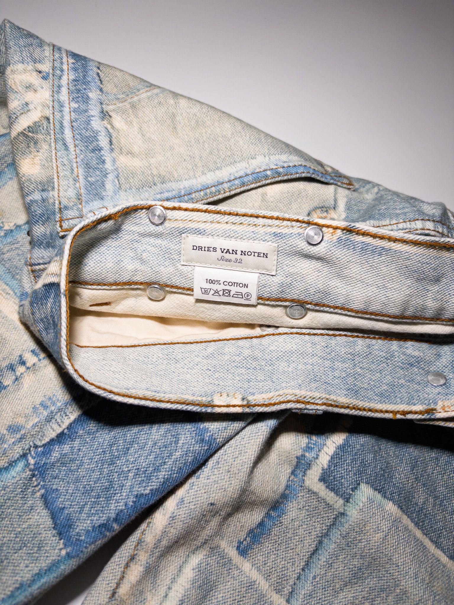 Dries Van Noten Dries Van Noten SS17 Runway Patchwork Jean Size US 32 / EU 48 - 6 Thumbnail