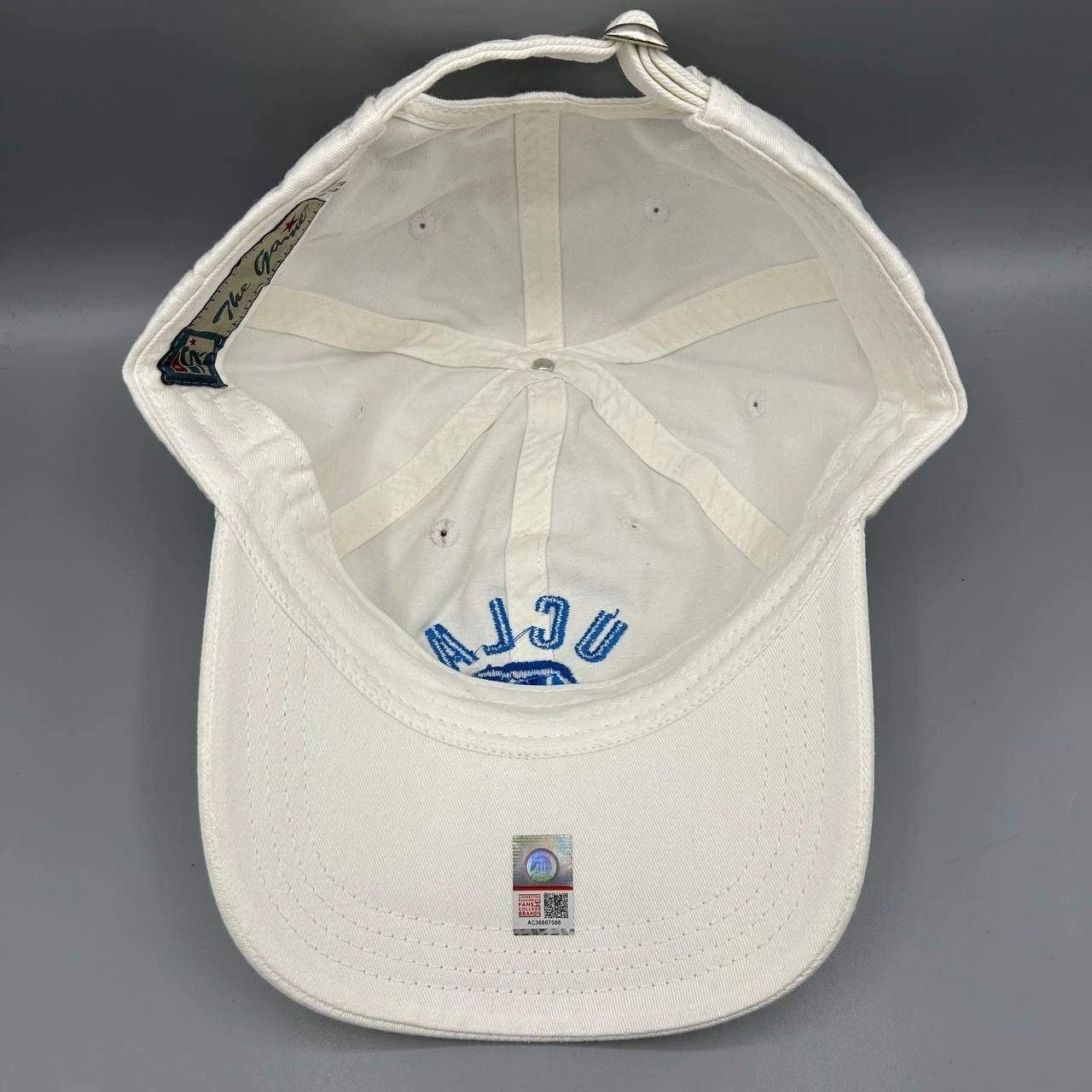The Game Vintage UCLA Bruins Hat Men White NCAA Strap Back Cap Cotton Size ONE SIZE - 2 Thumbnail