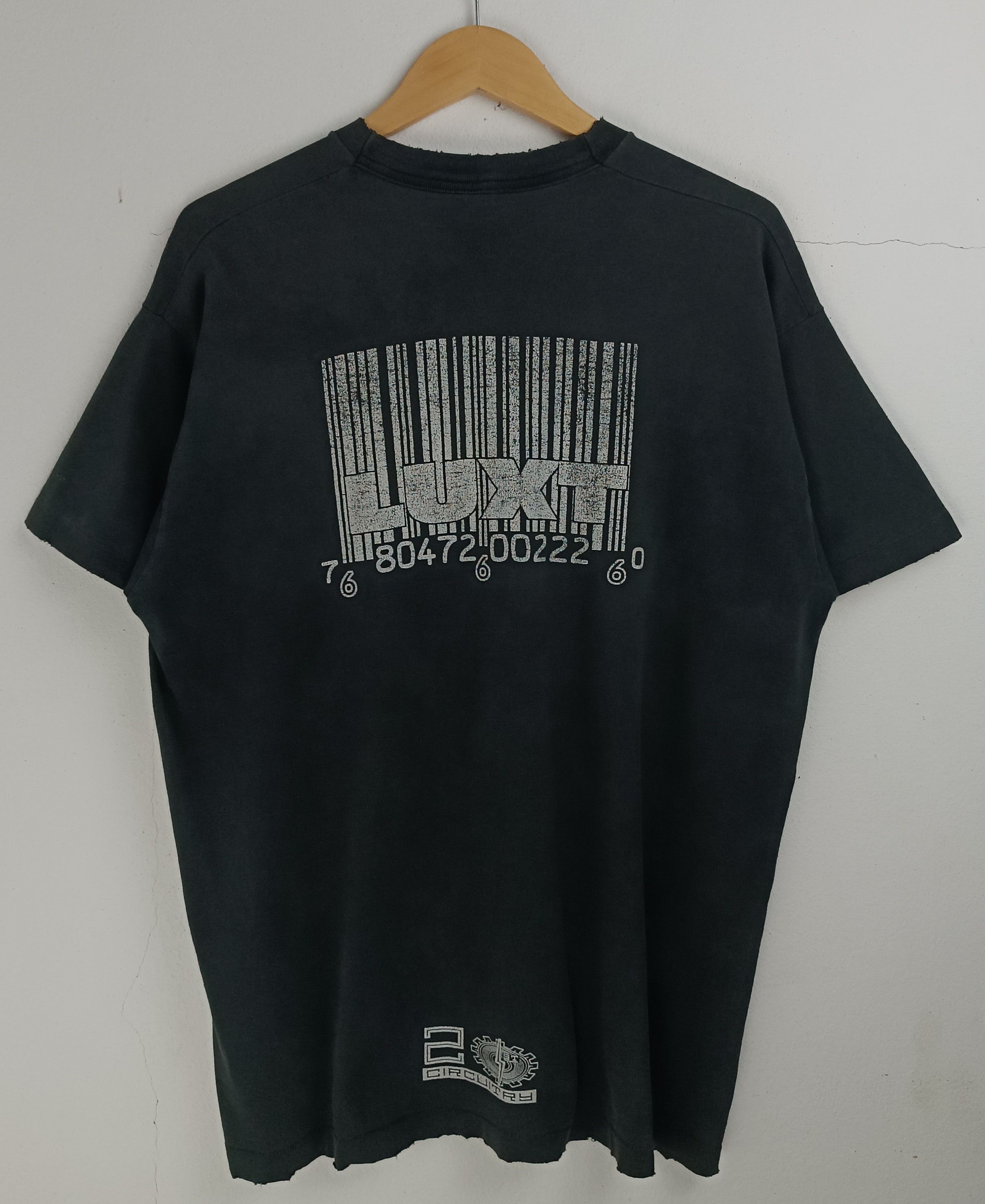 Band Tees THRASHED FADED VINTAGE 90'S LUXT BAND TEE nin ministry Size US XL / EU 56 / 4 - 4 Thumbnail