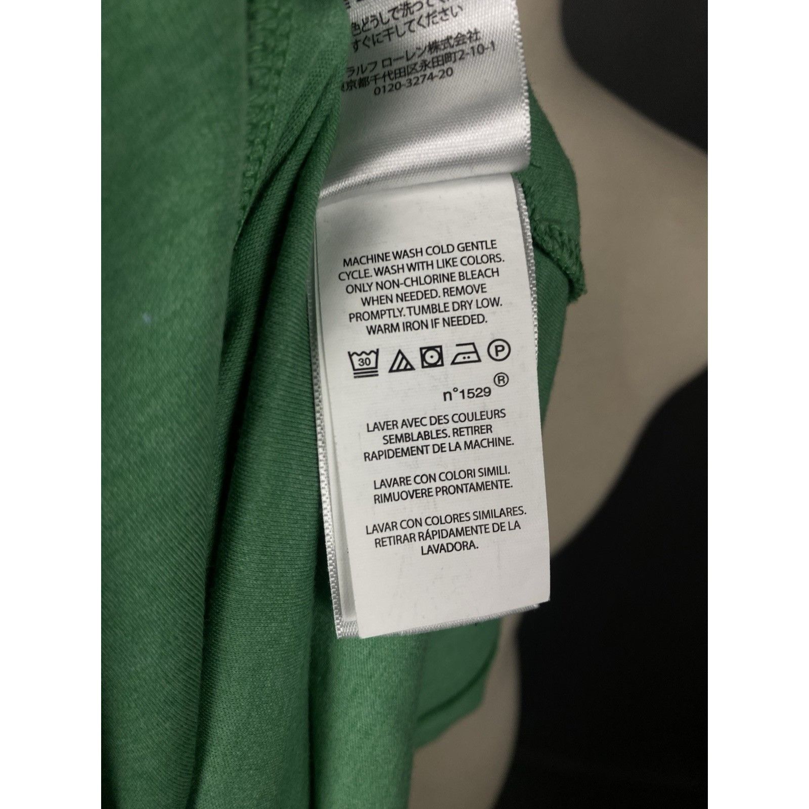 Ralph Lauren Polo Ralph Lauren Slim Fit Men's Green Polo T-Shirt Size L Size US L / EU 52-54 / 3 - 12 Thumbnail