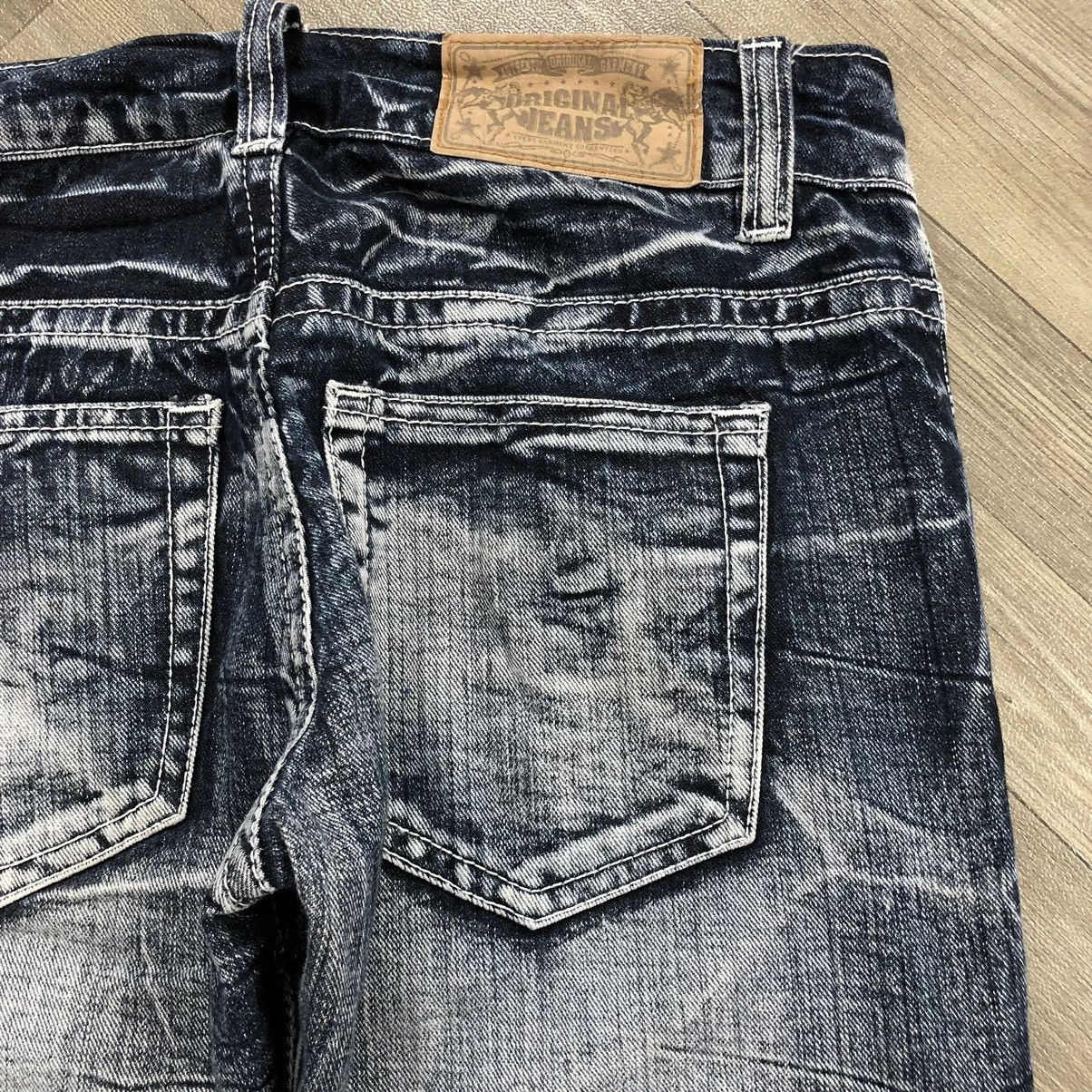 If Six Was Nine × Japanese Brand × Le Grande Bleu (L.G.B.) Crazy🔥 Y2K Original Jeans Distressed Faded Acid Wash Jeans Size US 28 / EU 44 - 22 Thumbnail