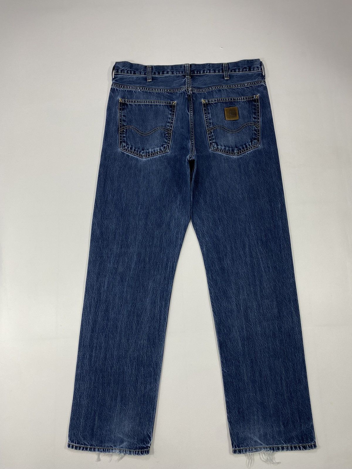 Carhartt 🔥LASTDROP🔥 Carhartt Stonewashed Straight Marlow Jeans Pants Size US 33 - 24 Thumbnail