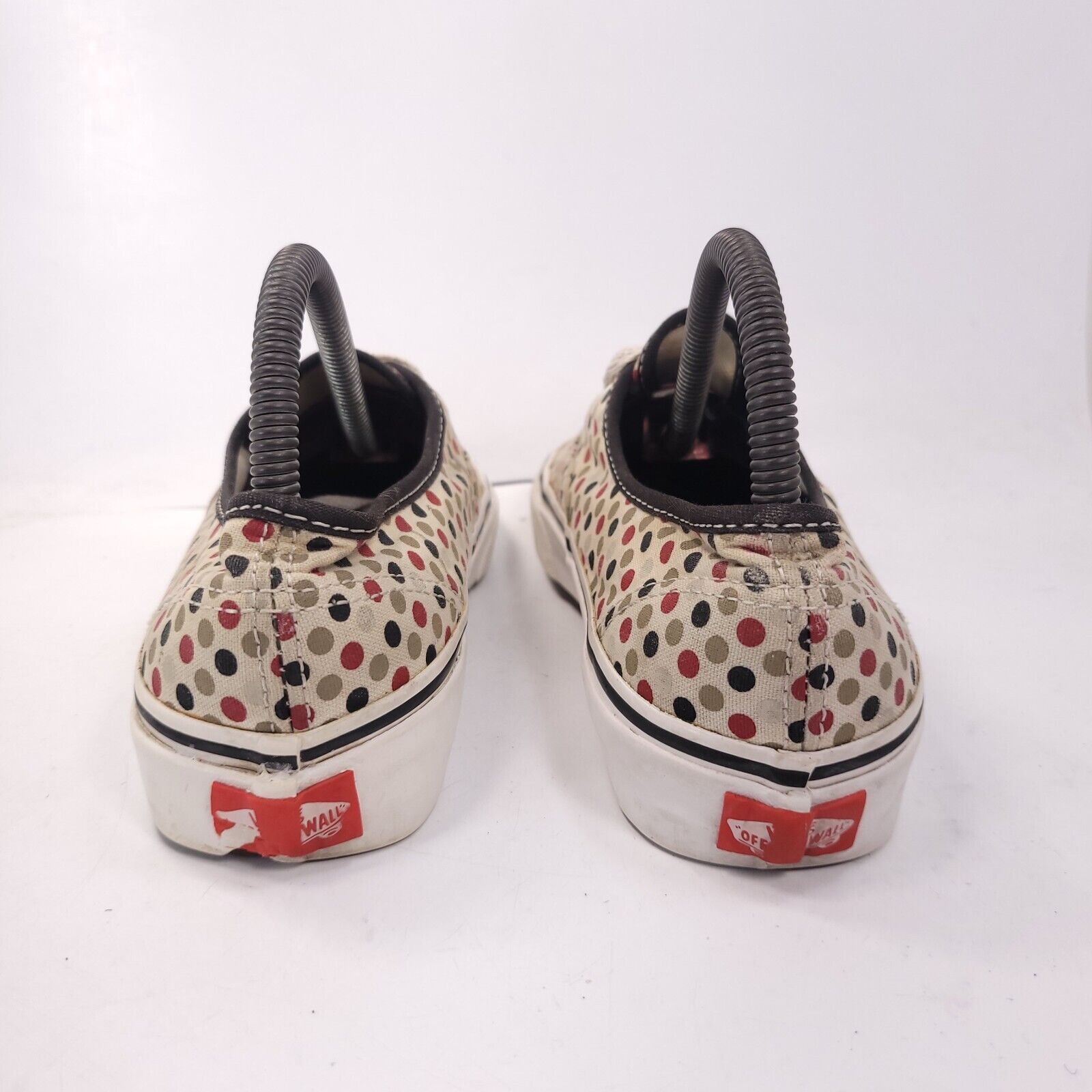 Vans Vans Off the Wall Shoe Women Size 7.5 Mens 6 White Black Red Size US 7.5 / IT 37.5 - 3 Thumbnail