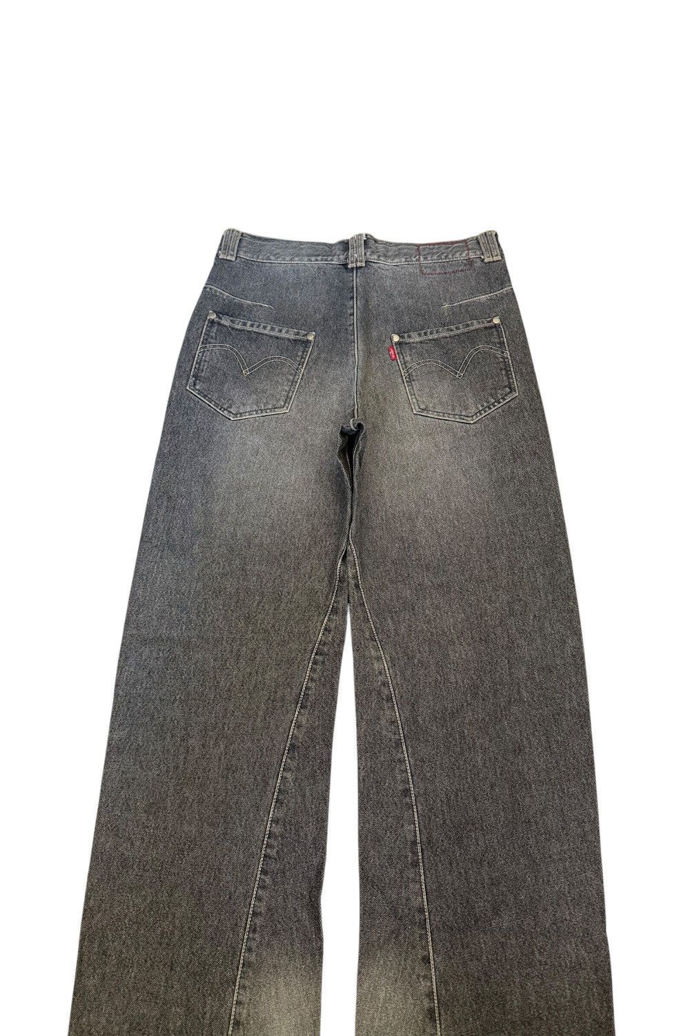 Levi's LEVI’S ENGINEERED JEANS 2009 GREY WASHED TWISTED LEG DENIM Size US 30 / EU 46 - 2 Thumbnail