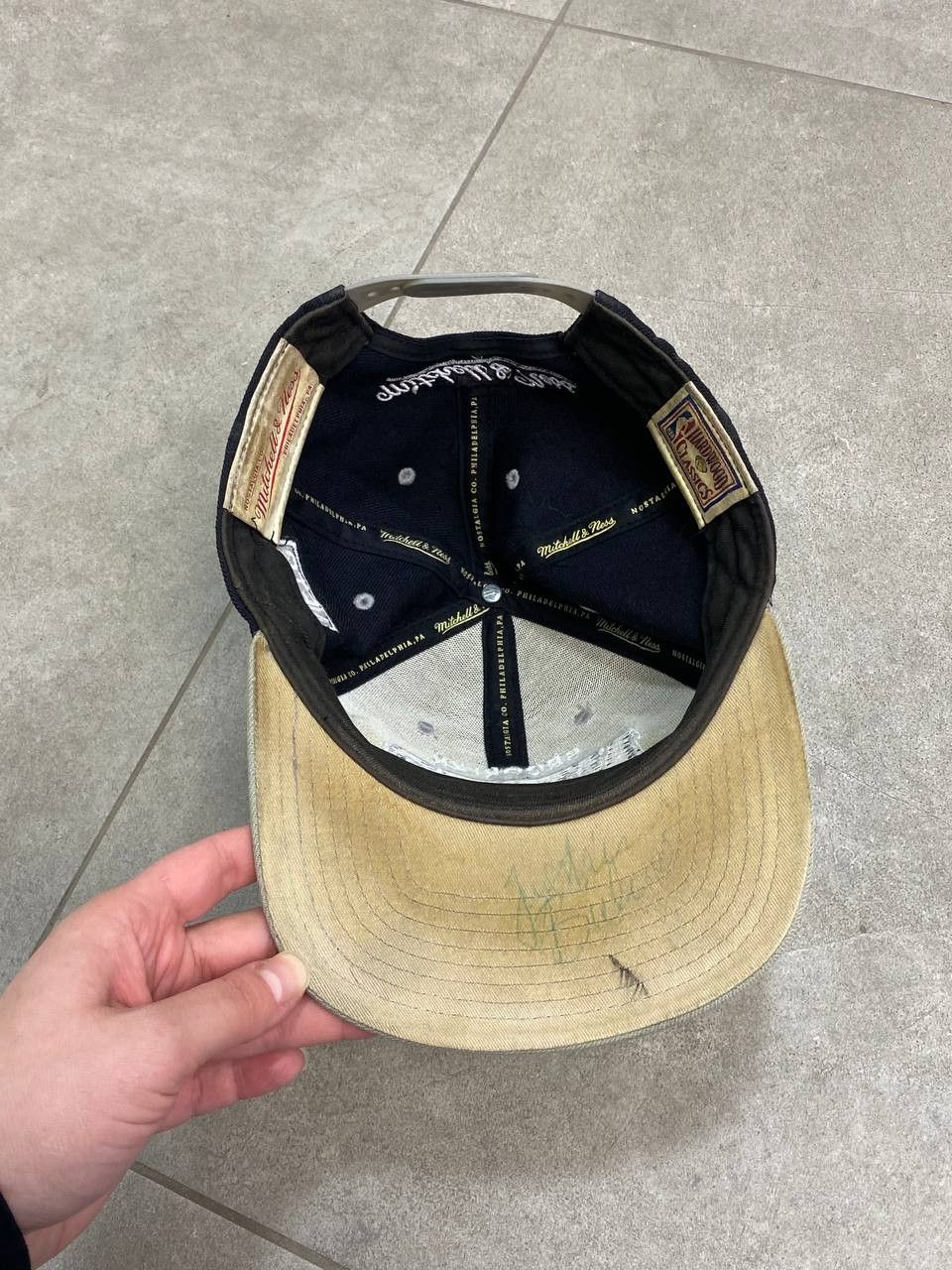 Mitchell & Ness Brooklyn Nets Signature Justin Bieber Cap Size ONE SIZE - 10 Thumbnail
