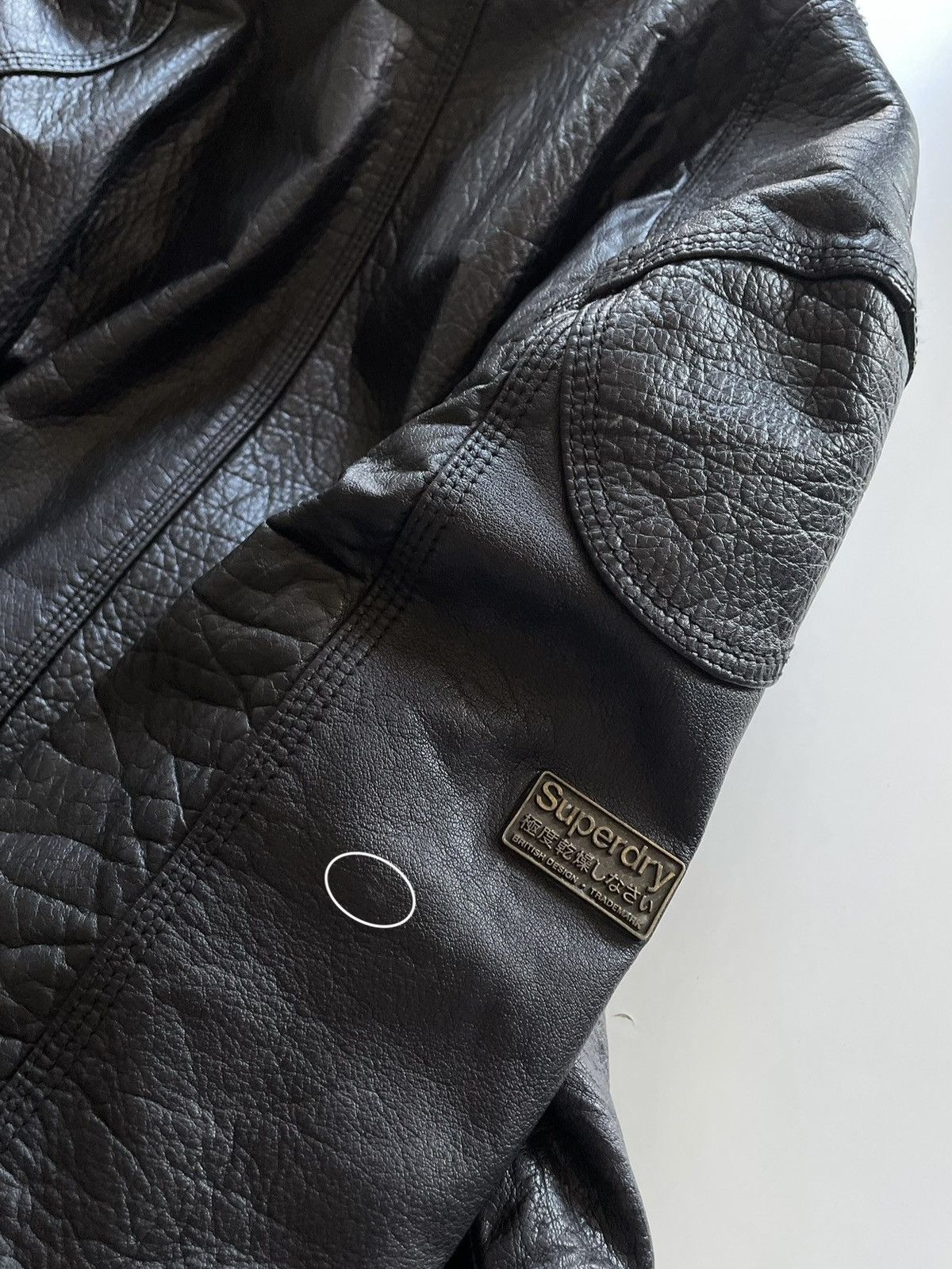 Superdry Superheavyweight Leather; Motorbike & Engineering Insp. Jack Size US L / EU 52-54 / 3 - 16 Thumbnail