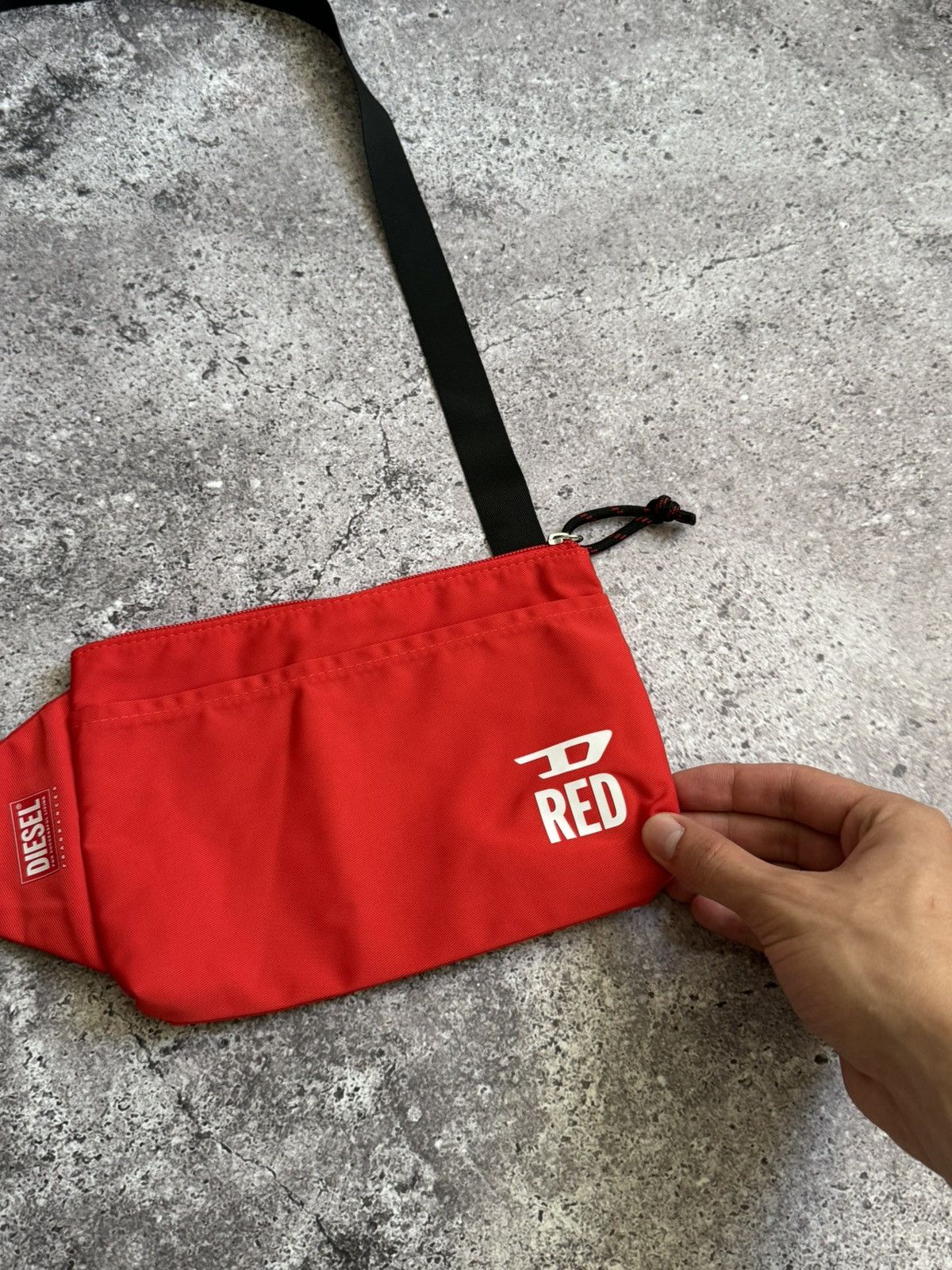 Diesel × Vintage Vintage Diesel Red crossbody sling bag messenger Size ONE SIZE - 4 Thumbnail