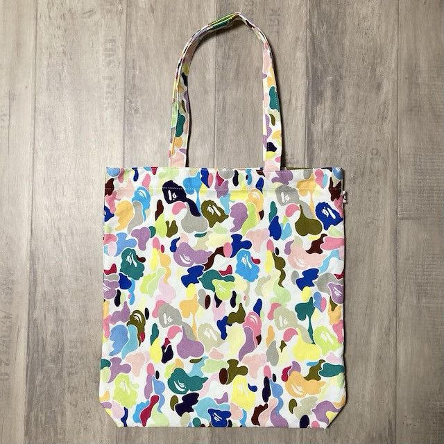 Bape 🔥Vintage🔥 BAPE Multi Camo Tote Bag a bathing ape NIGO Size ONE SIZE - 1 Thumbnail