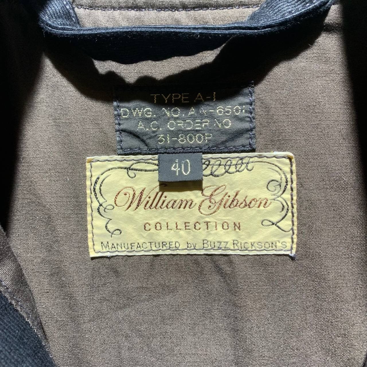 Buzz Rickson's 🔥🔥🔥 Archived William Gibson by Buzz Rickson Type A-1 Jacket Size US XL / EU 56 / 4 - 12 Thumbnail