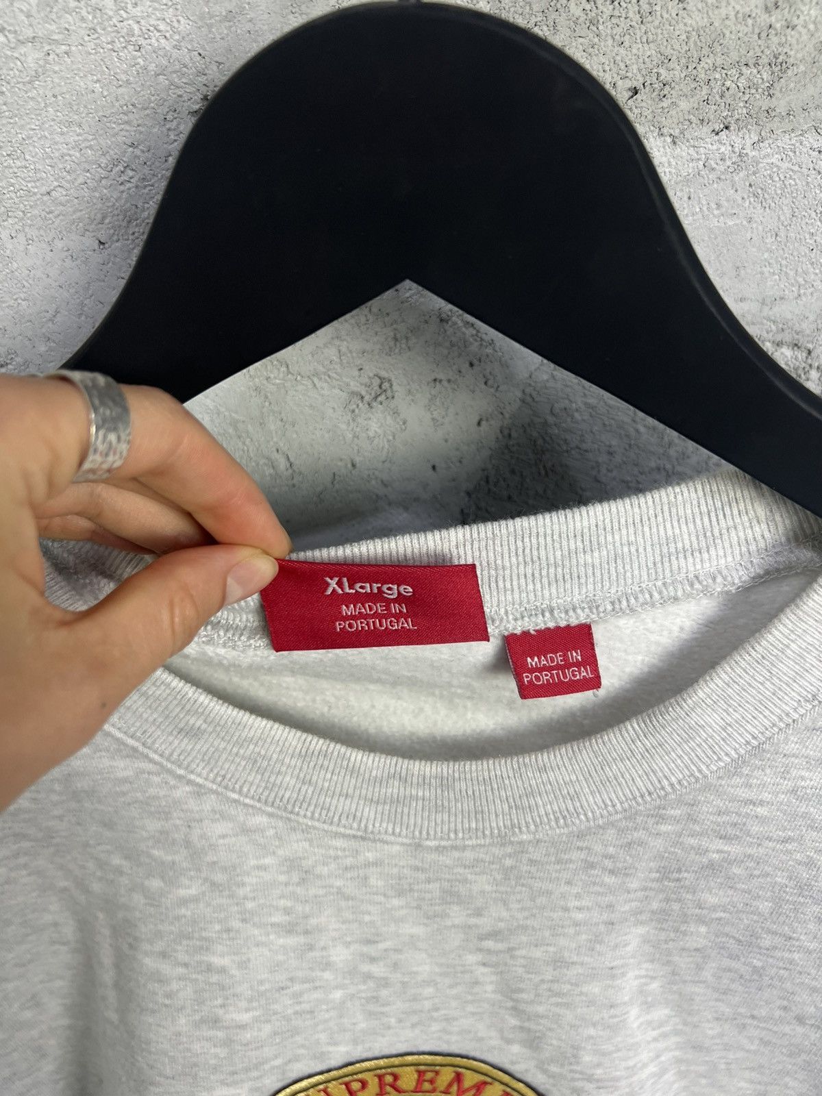 Supreme Supreme Mountain Grey Crewneck XL Size US XL / EU 56 / 4 - 10 Thumbnail