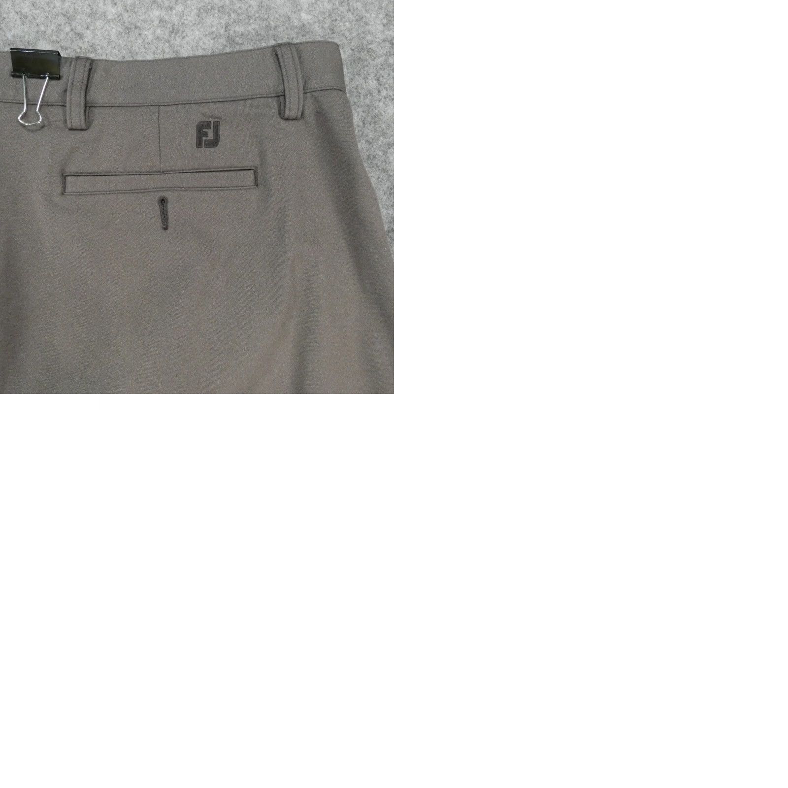 Footjoy FootJoy Pants Men 40x32 Stretch Chino Flat Front Gray Lightweight Golf Size US 40 / EU 56 - 10 Thumbnail