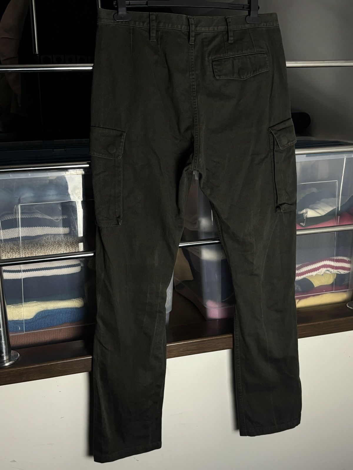 A.P.C. × Kanye West APC x Kanye West Archive Rare Military Cargo Army Pants Size US 34 / EU 50 - 6 Thumbnail