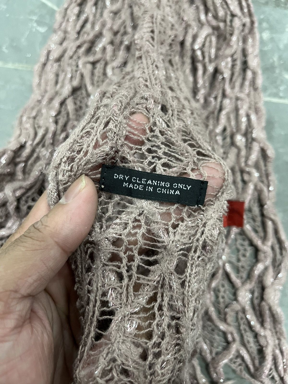 Japanese Brand × KMRii Charles jourdan knit scraft kmrii styled Size ONE SIZE - 3 Thumbnail